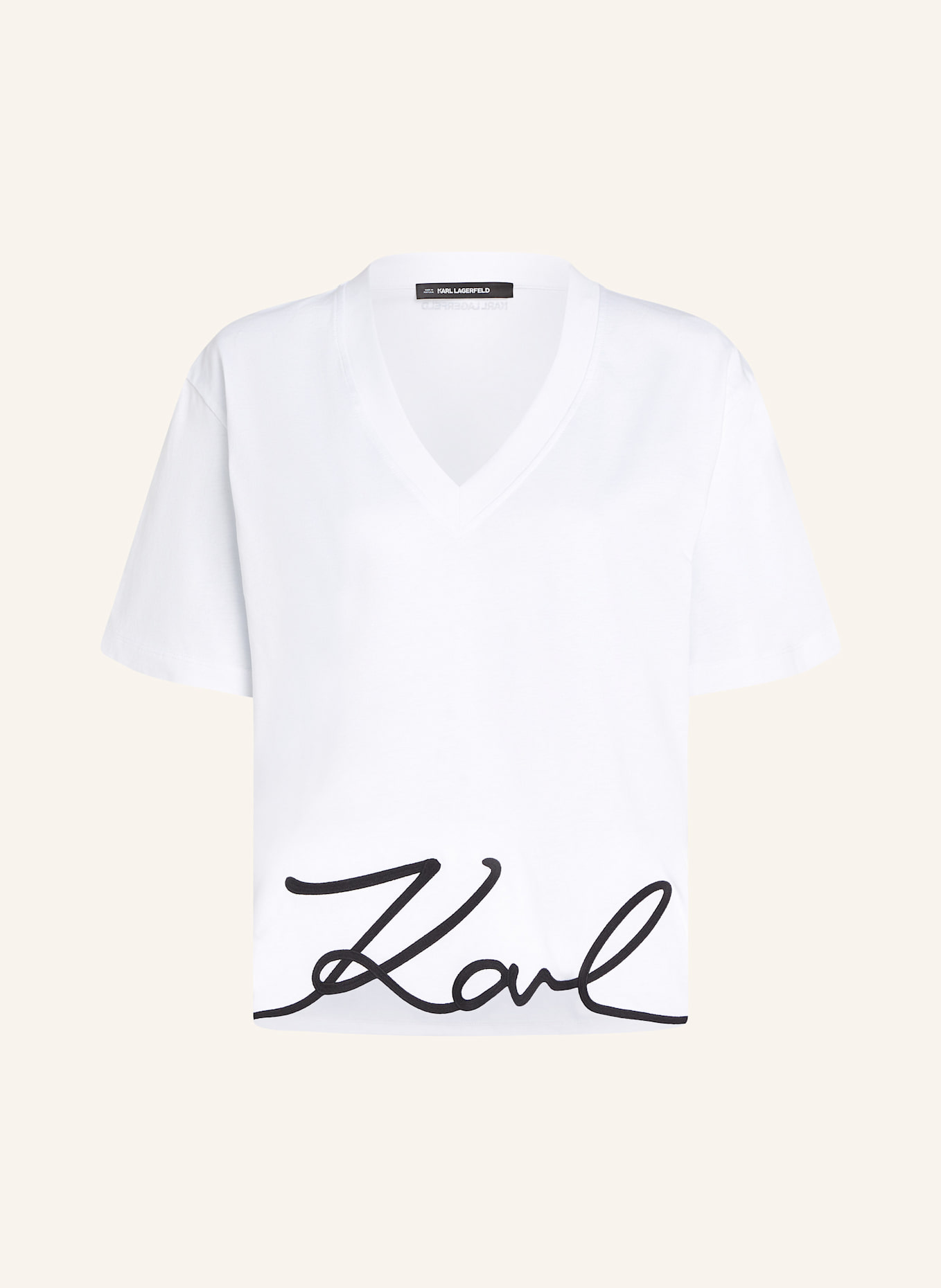 KARL LAGERFELD T-shirt: WEISS