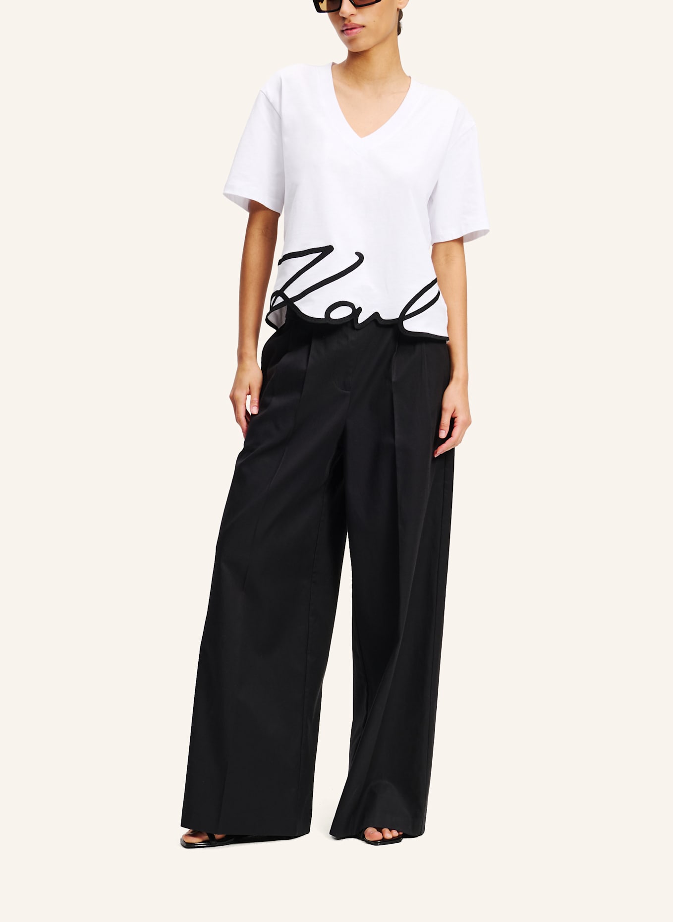 KARL LAGERFELD T-shirt: WEISS