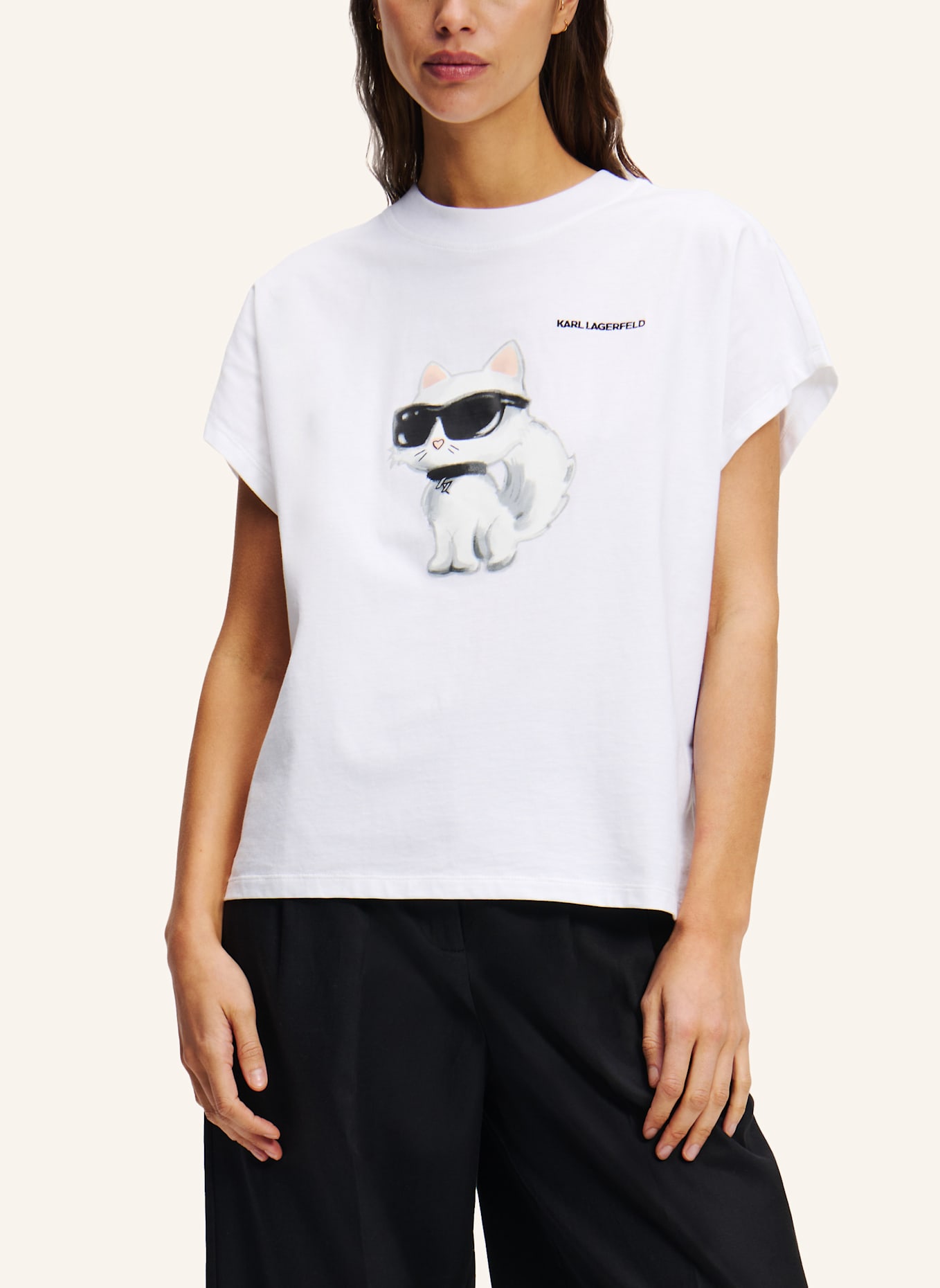 KARL LAGERFELD T-shirt: WEISS