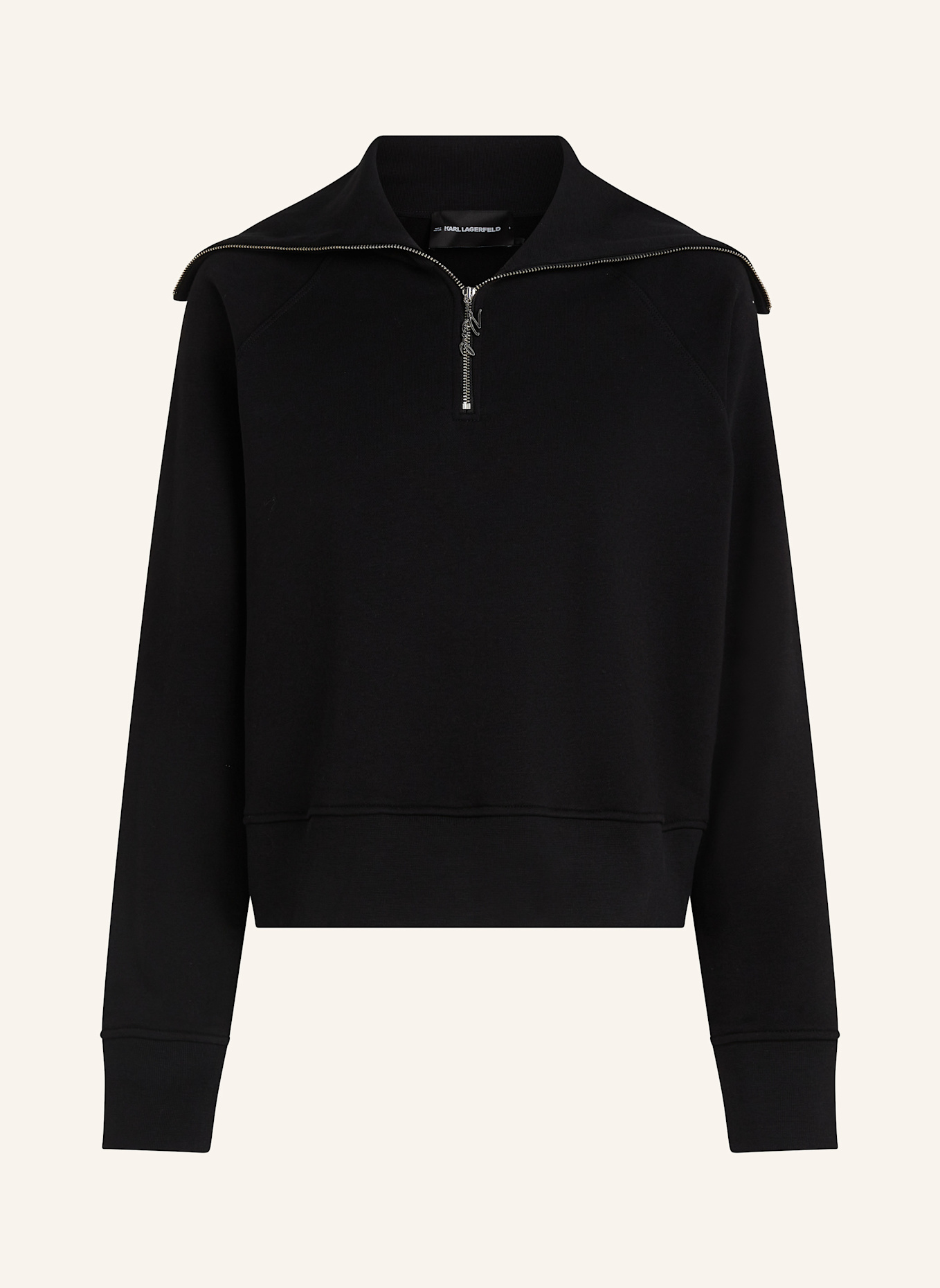 KARL LAGERFELD Sweatshirt, Farbe: SCHWARZ (Bild 1)