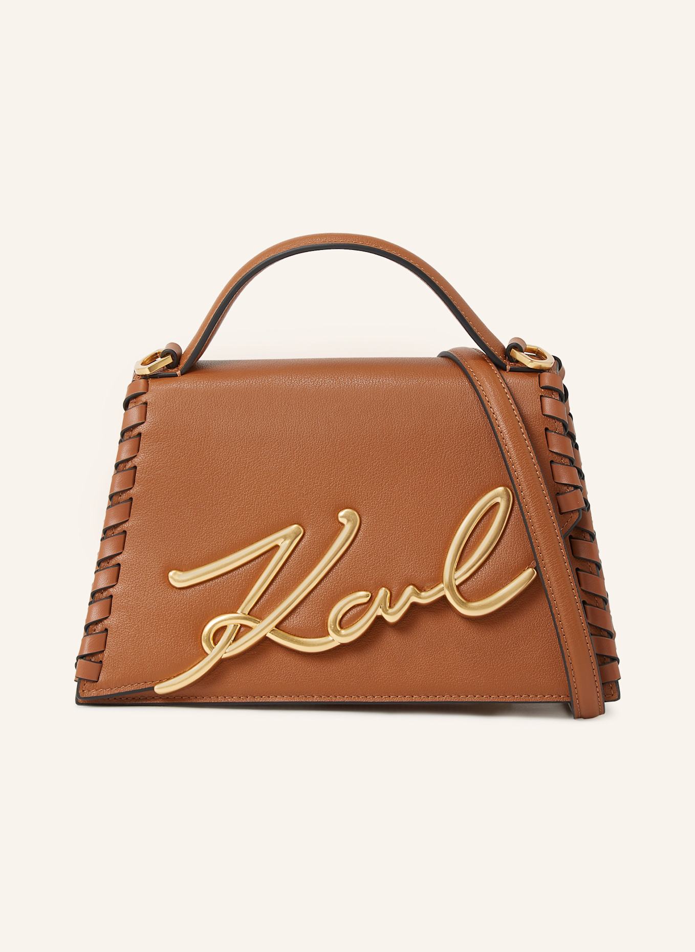 KARL LAGERFELD Umhängetasche: BRAUN