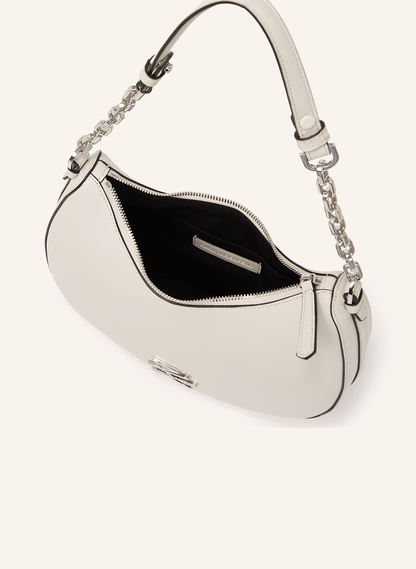 KARL LAGERFELD K/Autograph Hobo-Bag: BEIGE