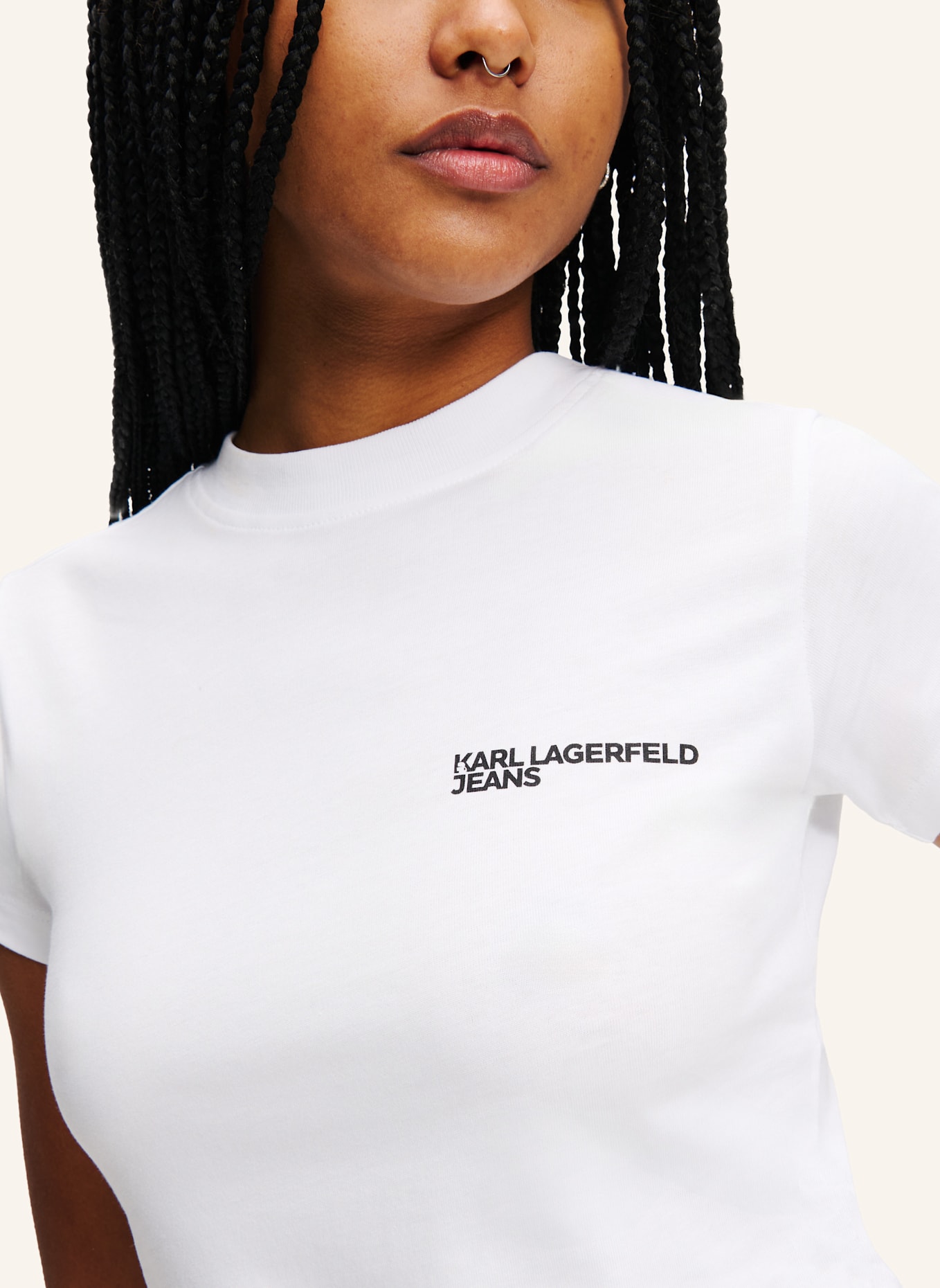 KARL LAGERFELD JEANS T-shirt: WEISS