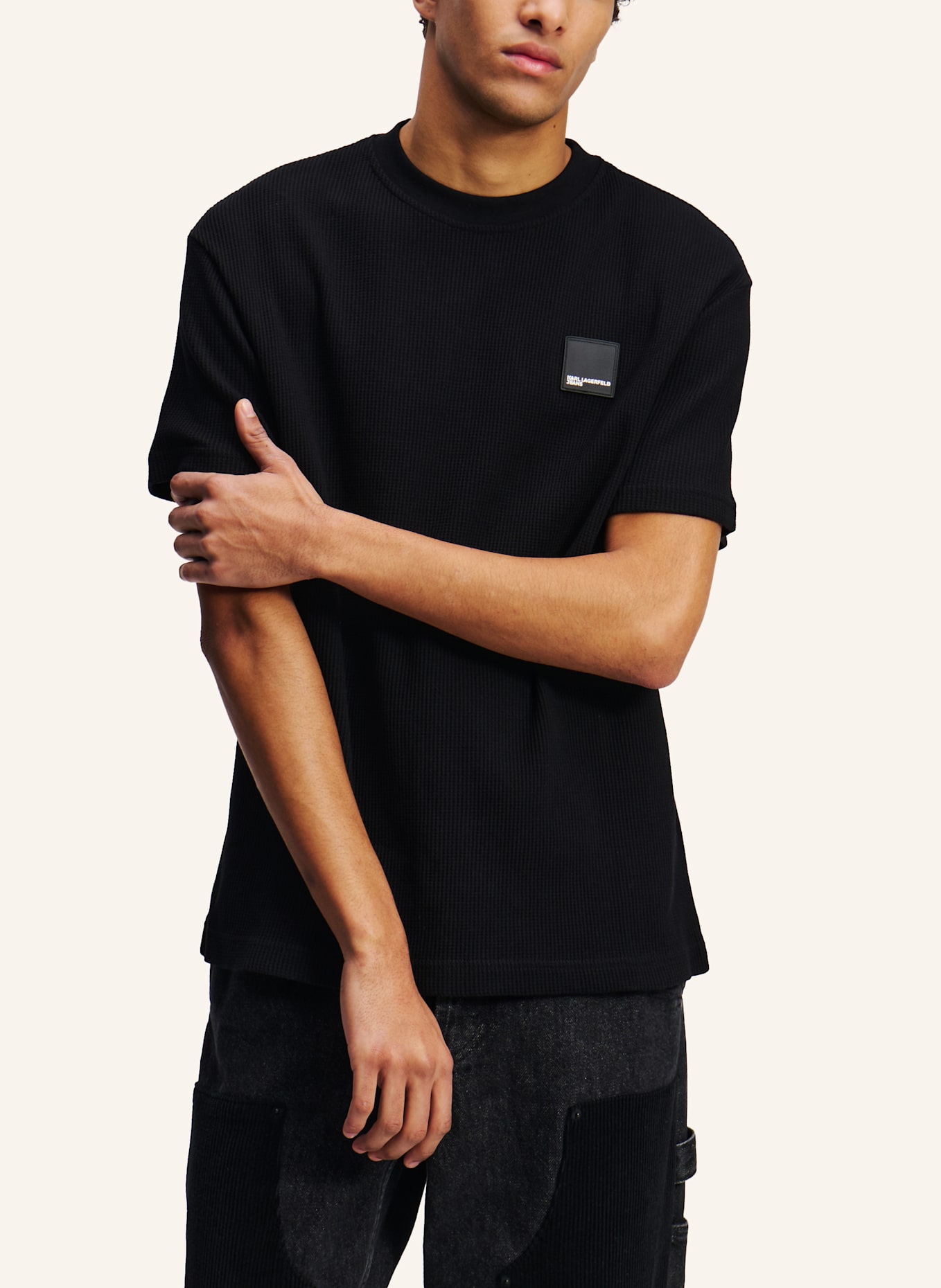 KARL LAGERFELD JEANS T-shirt: SCHWARZ