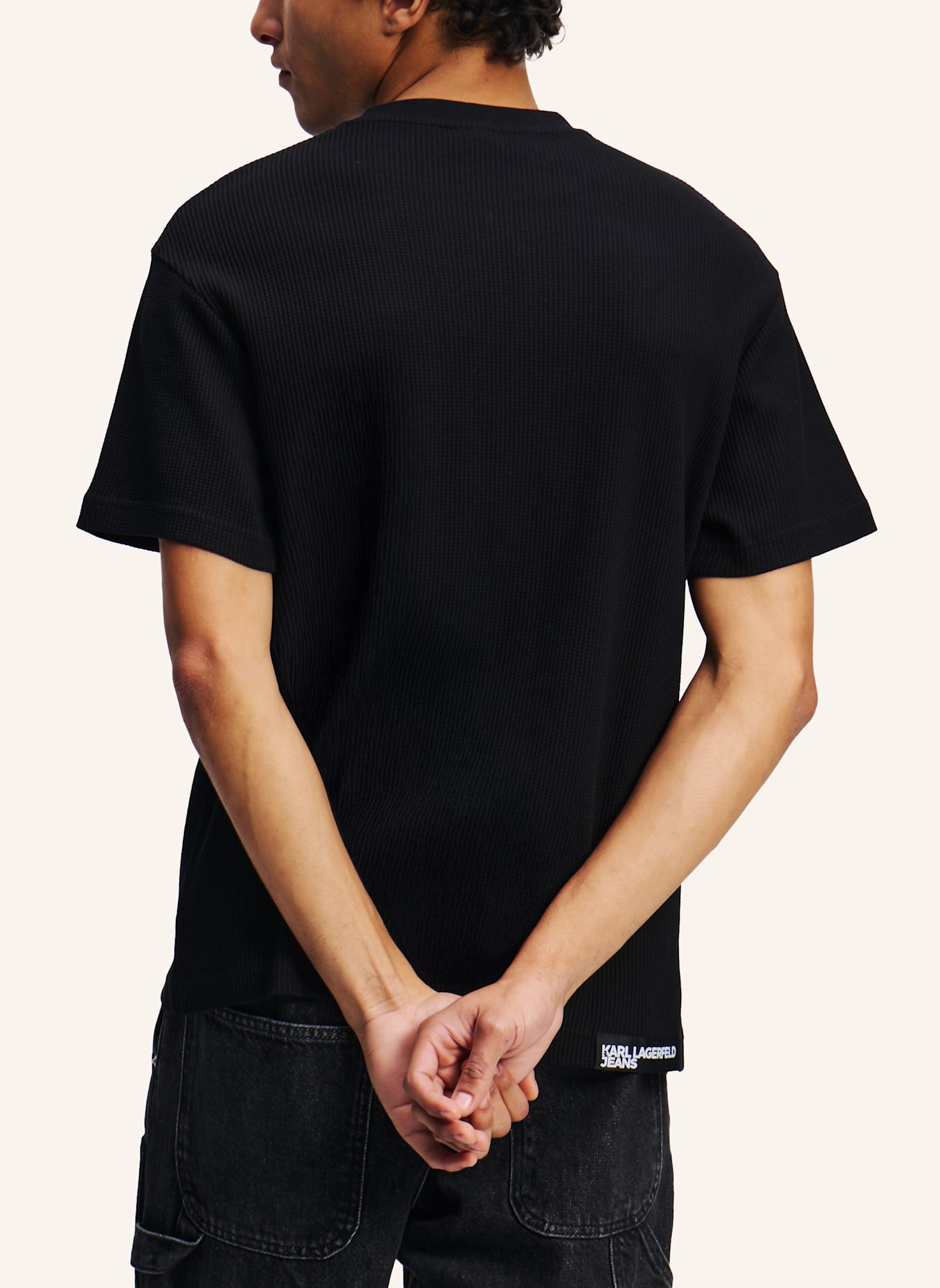 KARL LAGERFELD JEANS T-shirt: SCHWARZ