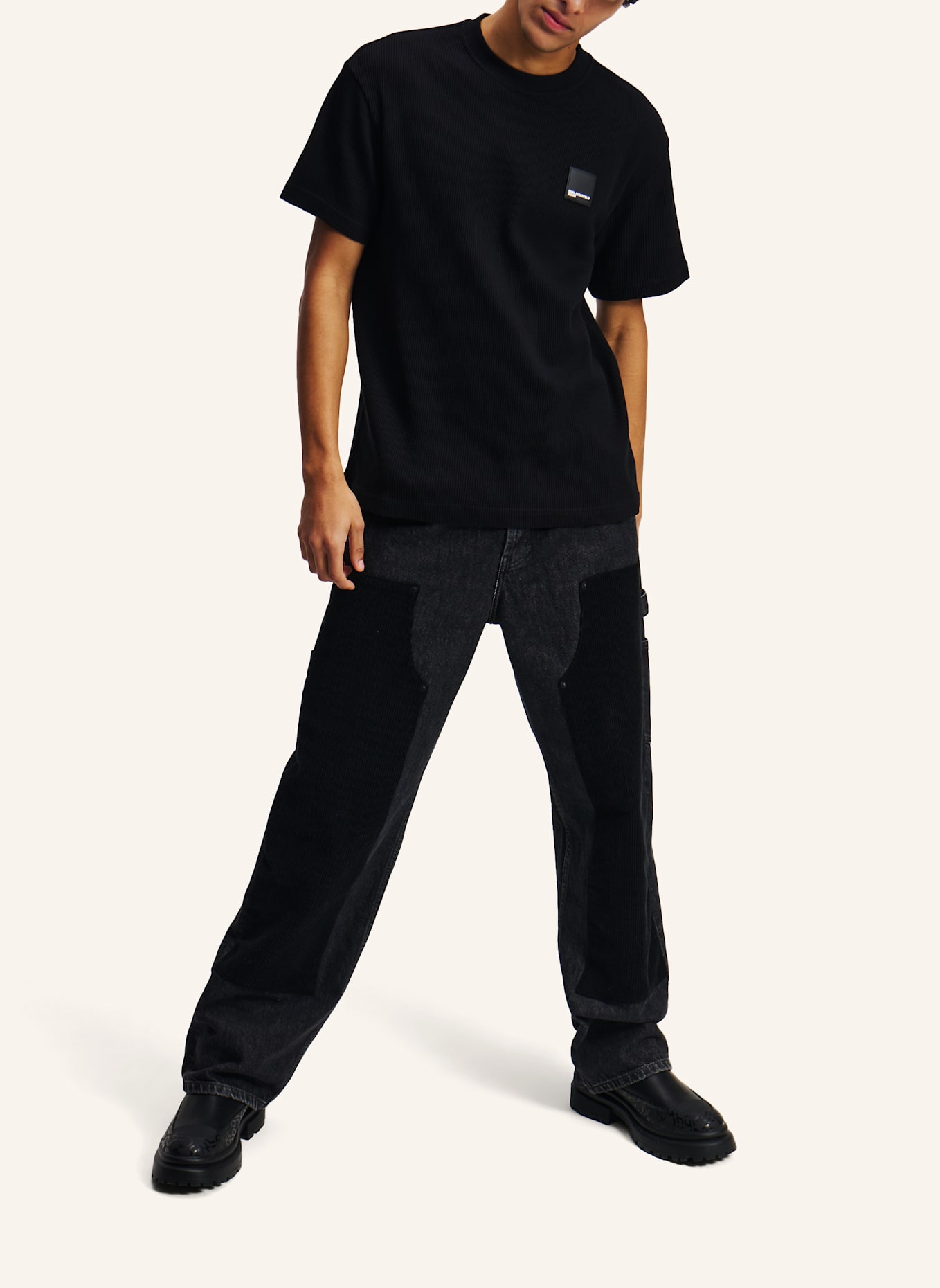 KARL LAGERFELD JEANS T-shirt: SCHWARZ