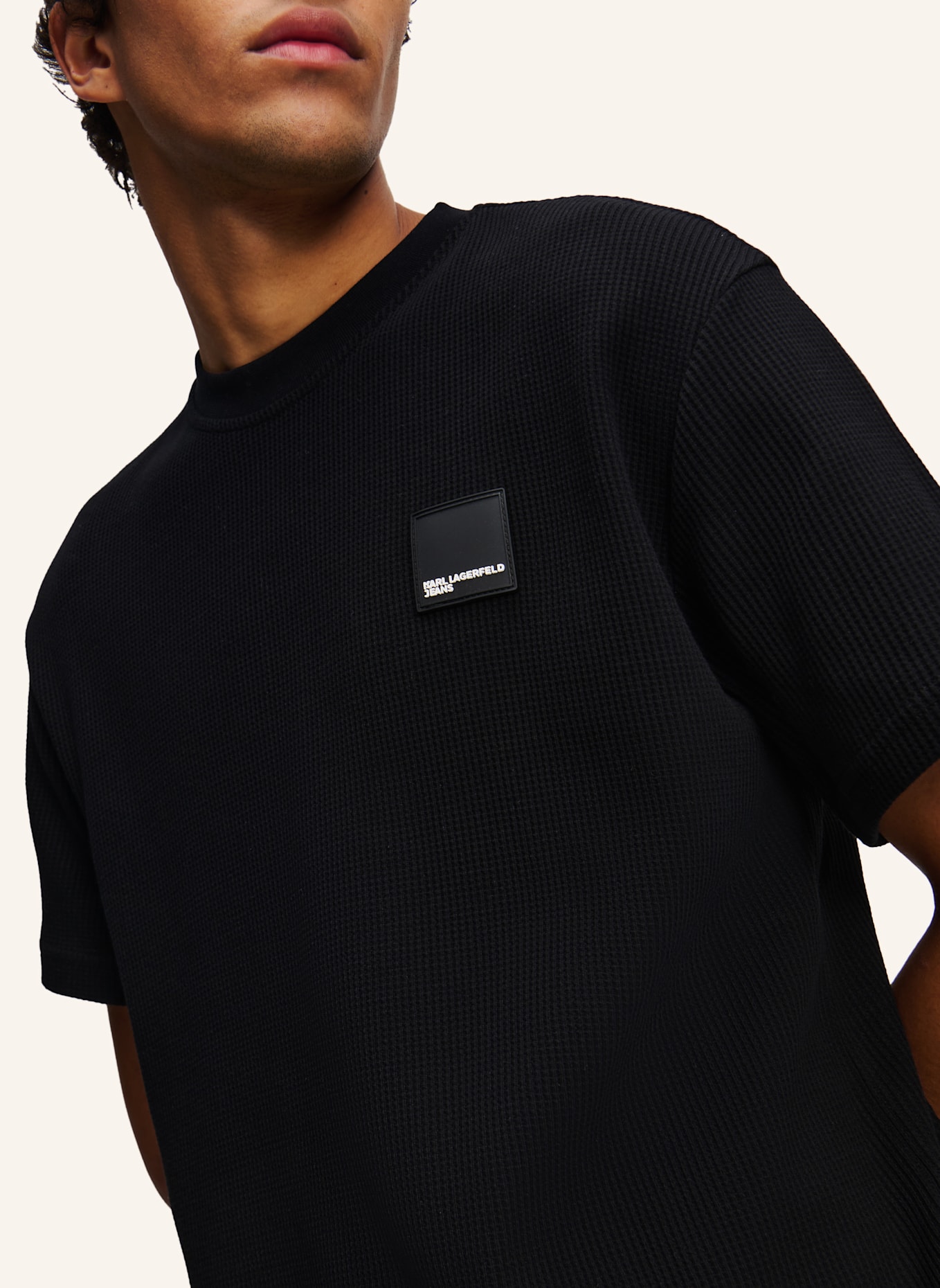 KARL LAGERFELD JEANS T-shirt: SCHWARZ