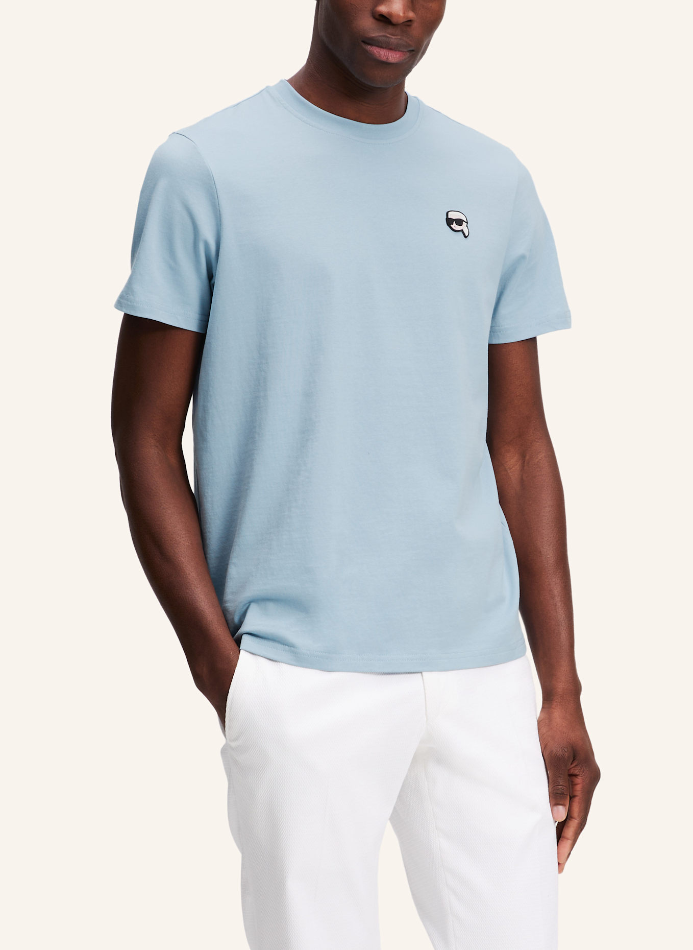 KARL LAGERFELD T-shirt: BLAU