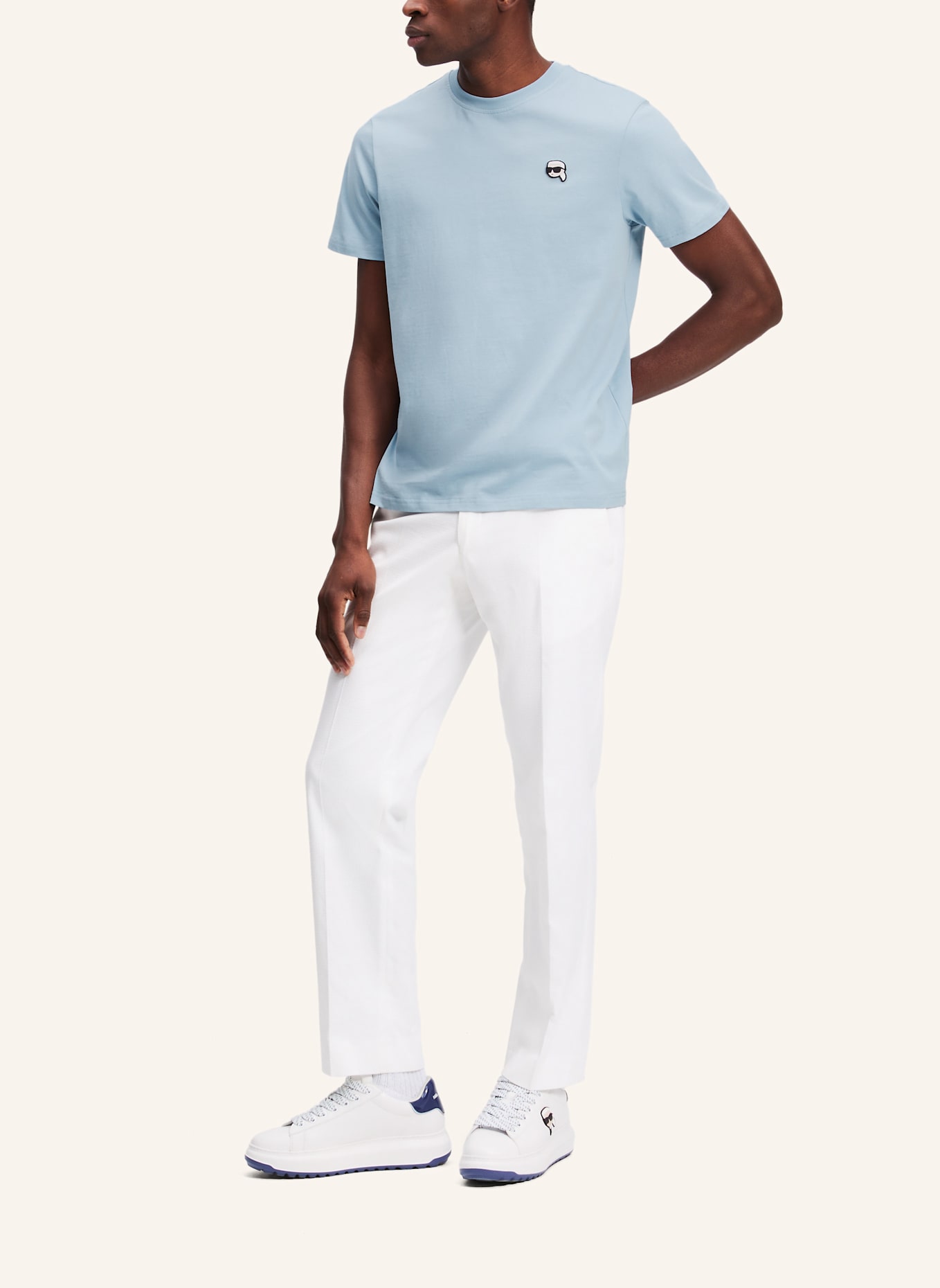 KARL LAGERFELD T-shirt: BLAU