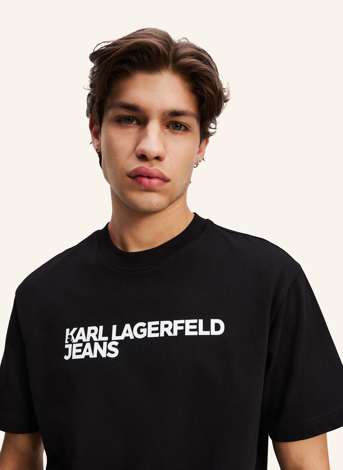 KARL LAGERFELD JEANS T-shirt: SCHWARZ