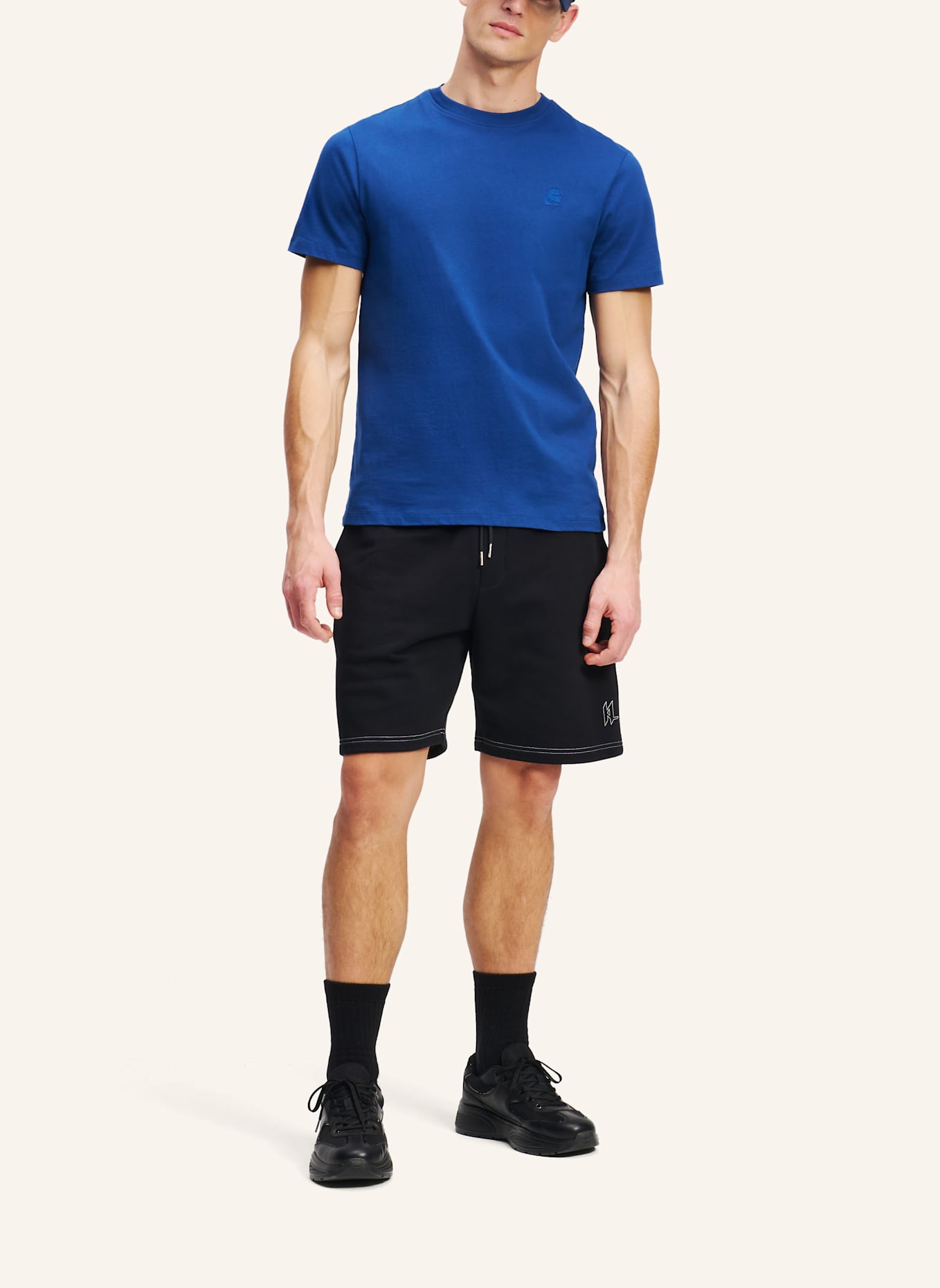 KARL LAGERFELD T-shirt: DUNKELBLAU