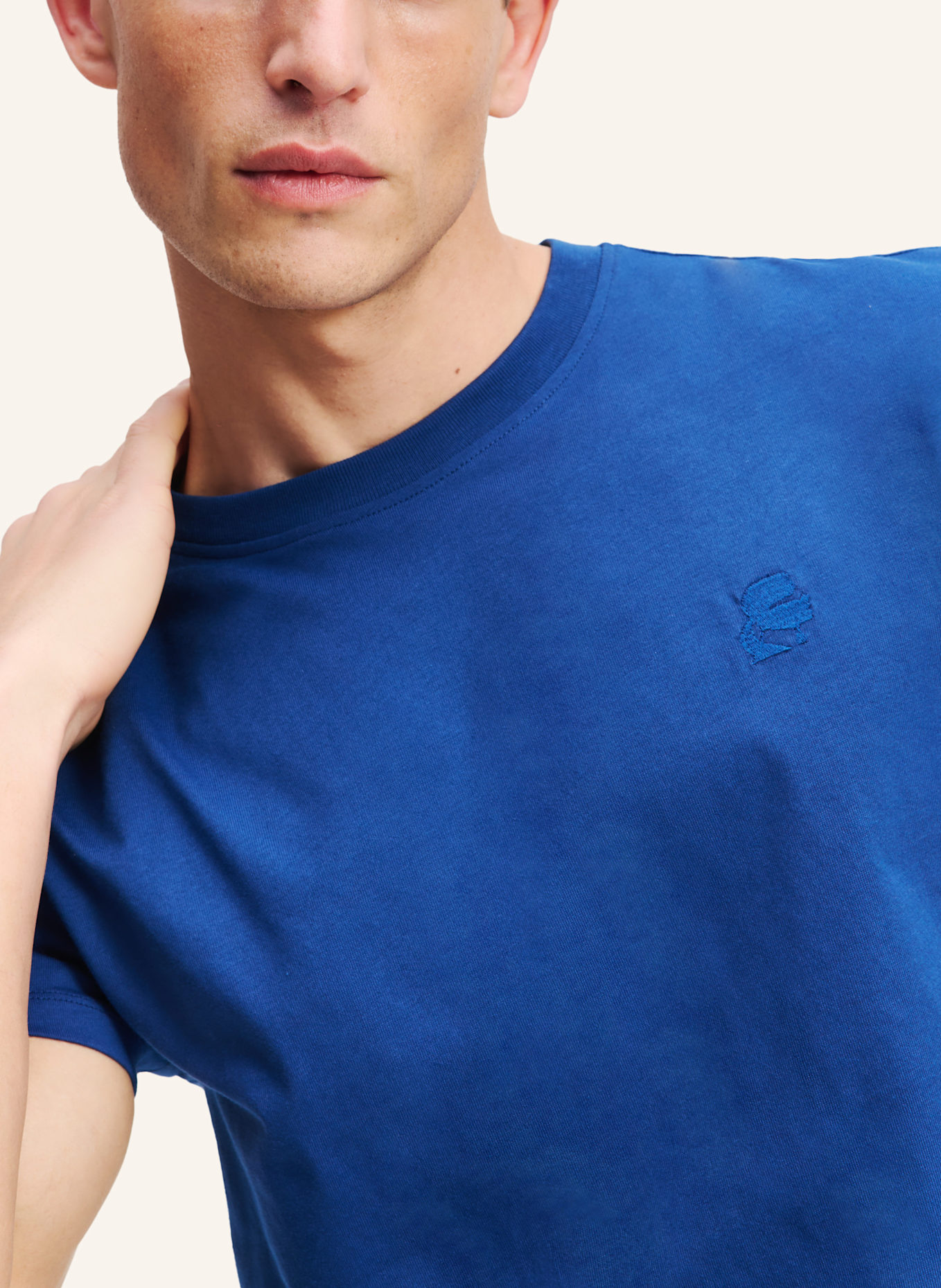 KARL LAGERFELD T-shirt: DUNKELBLAU