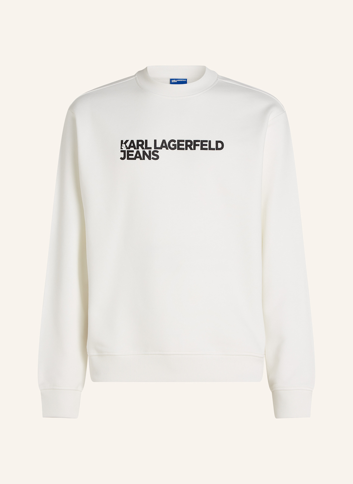 KARL LAGERFELD JEANS Sweatshirt: WEISS