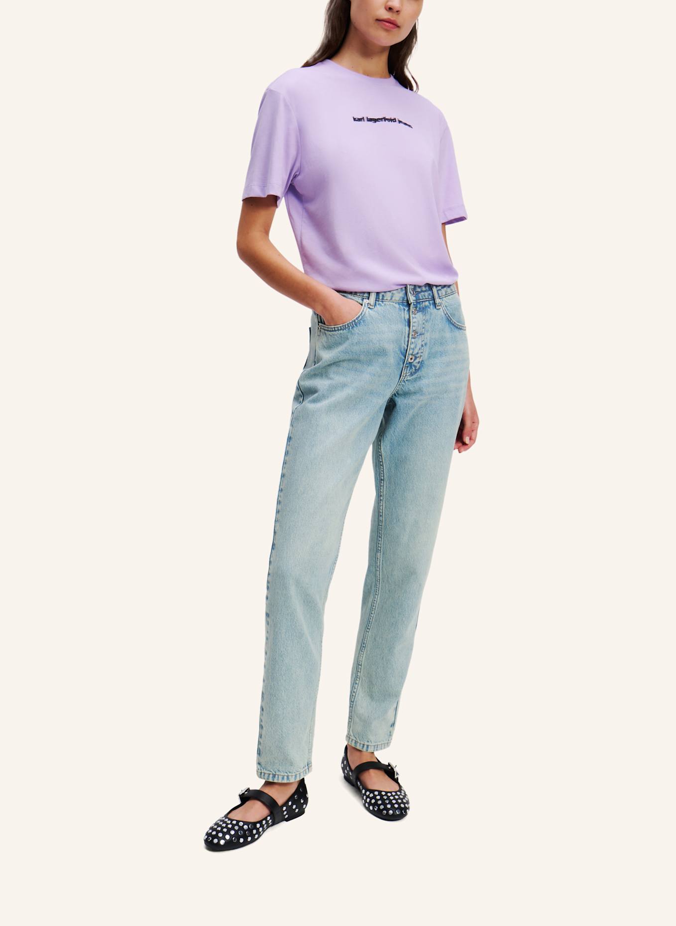 KARL LAGERFELD JEANS Jeans Mom Fit: HELLBLAU