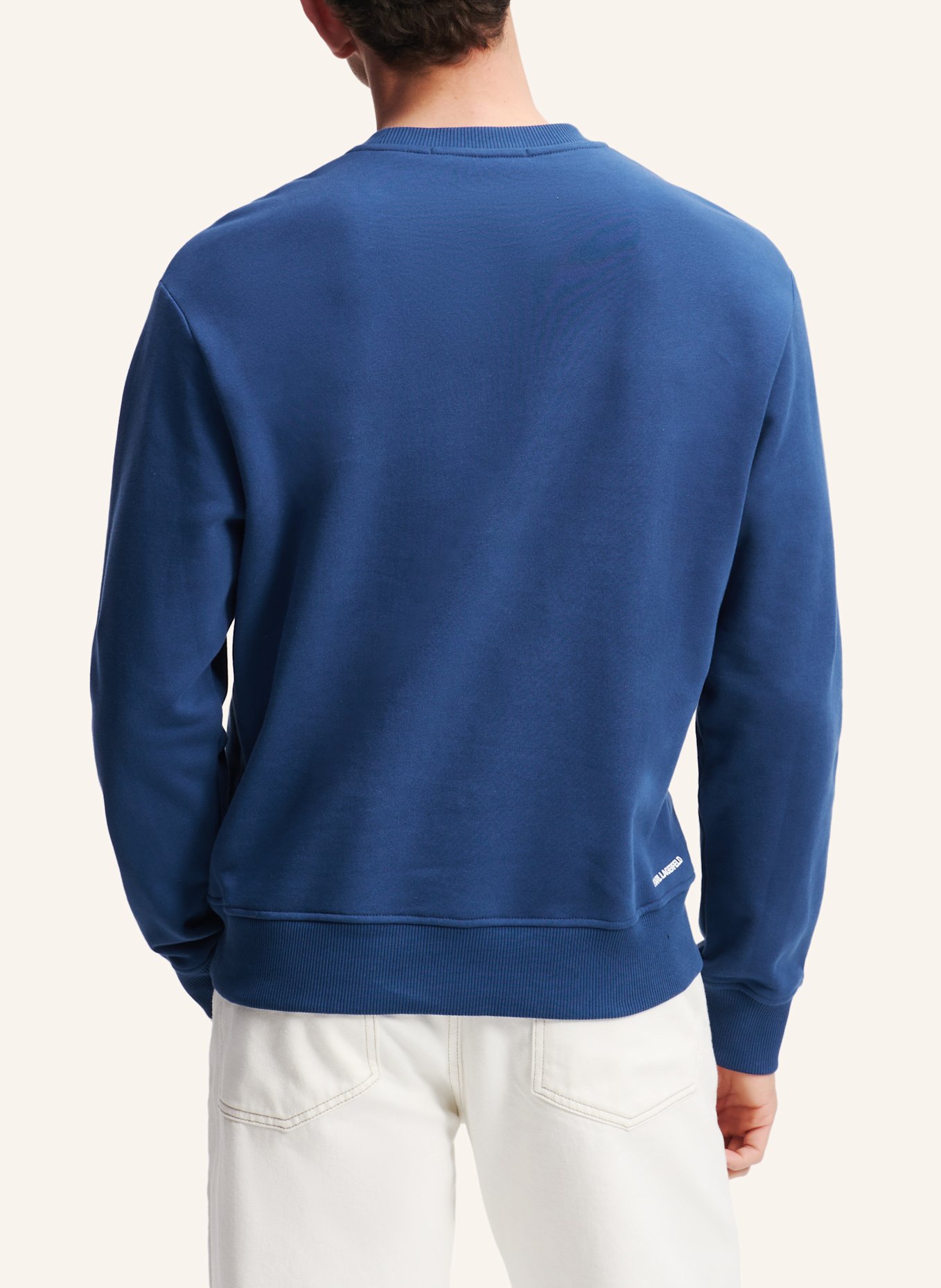 KARL LAGERFELD Sweatshirt: DUNKELBLAU