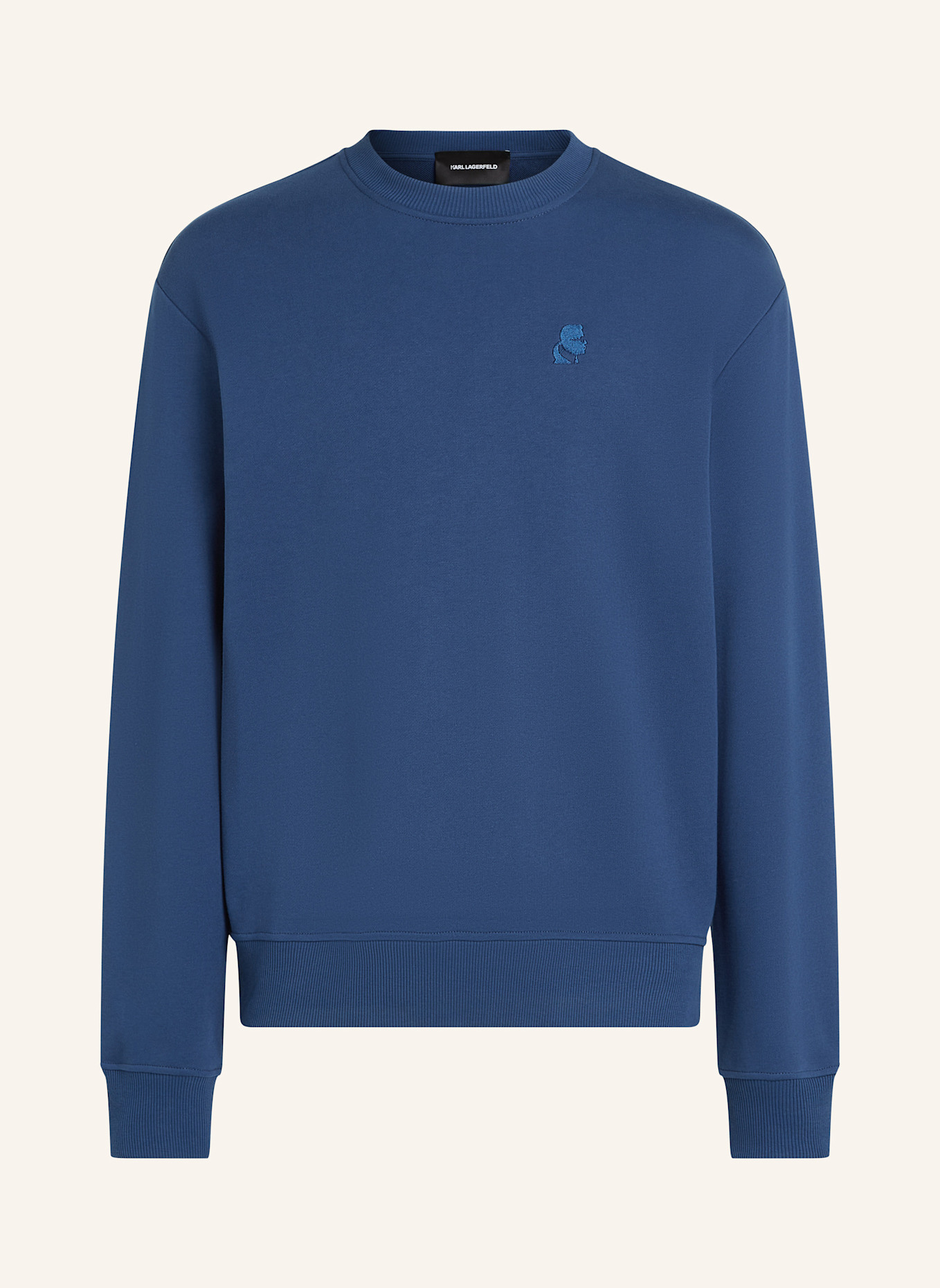 KARL LAGERFELD Sweatshirt: DUNKELBLAU