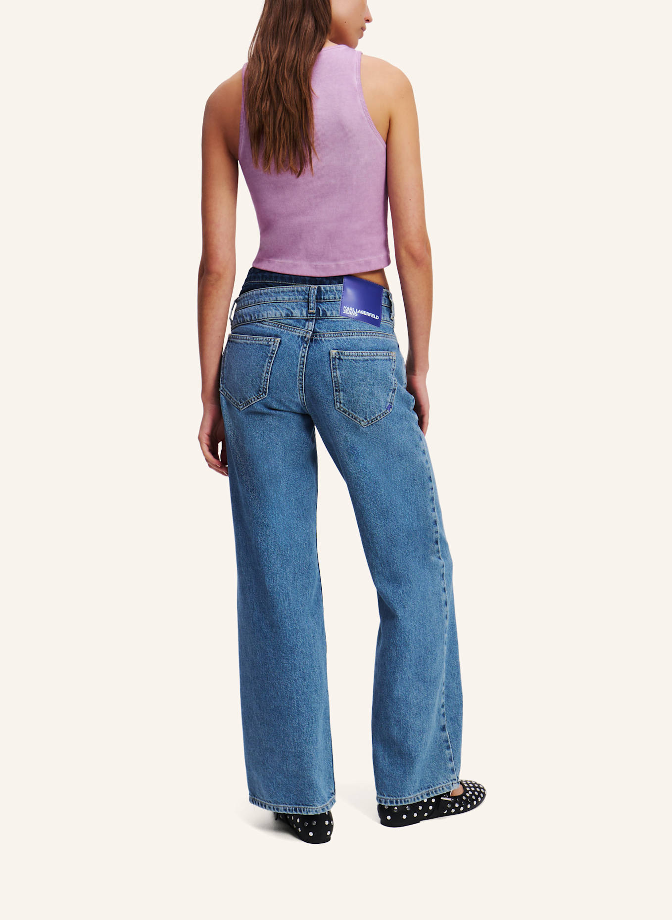 KARL LAGERFELD JEANS Jeans Relaxed Fit: BLAU