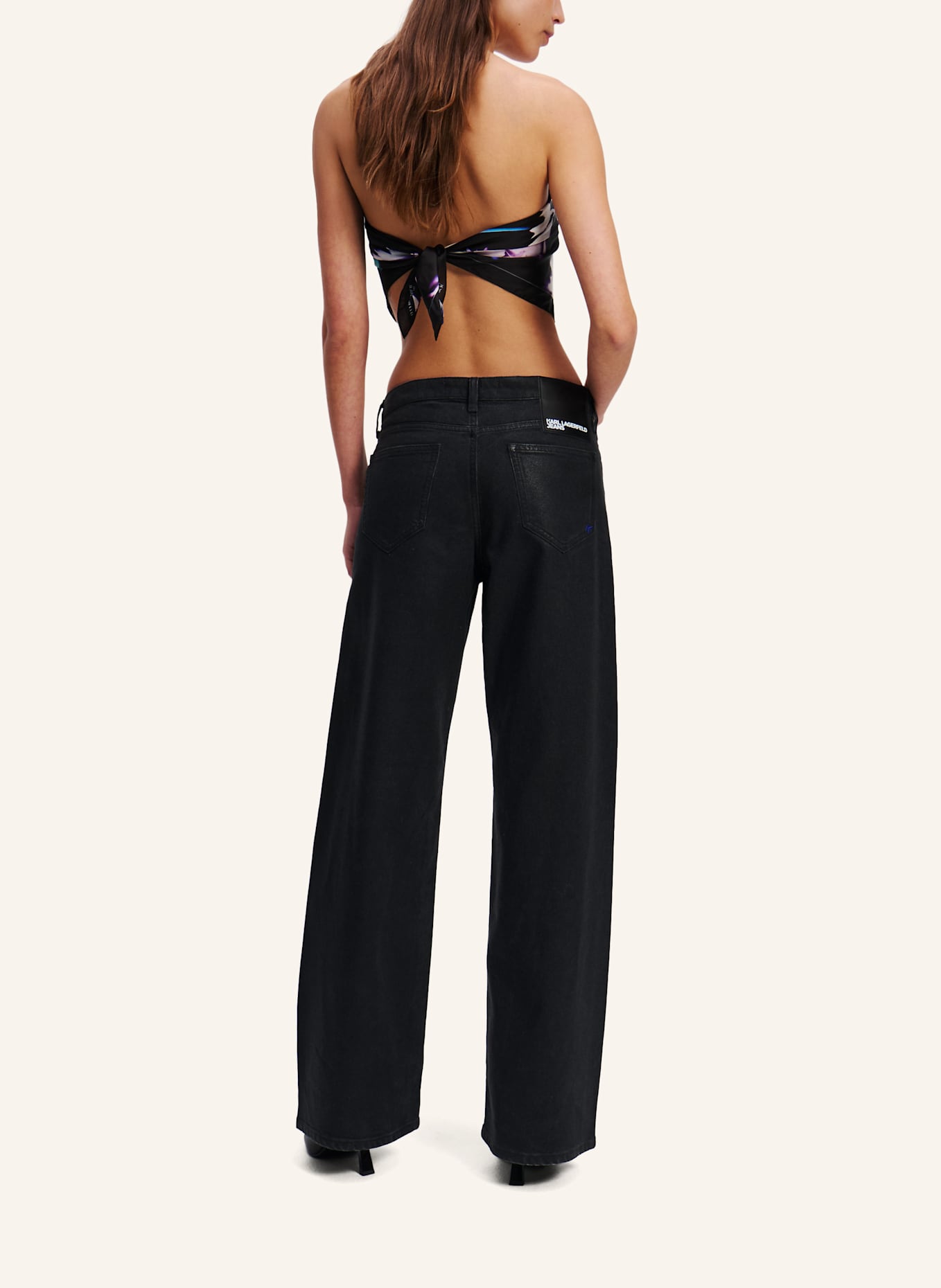 KARL LAGERFELD JEANS Jeans Relaxed Fit: SCHWARZ