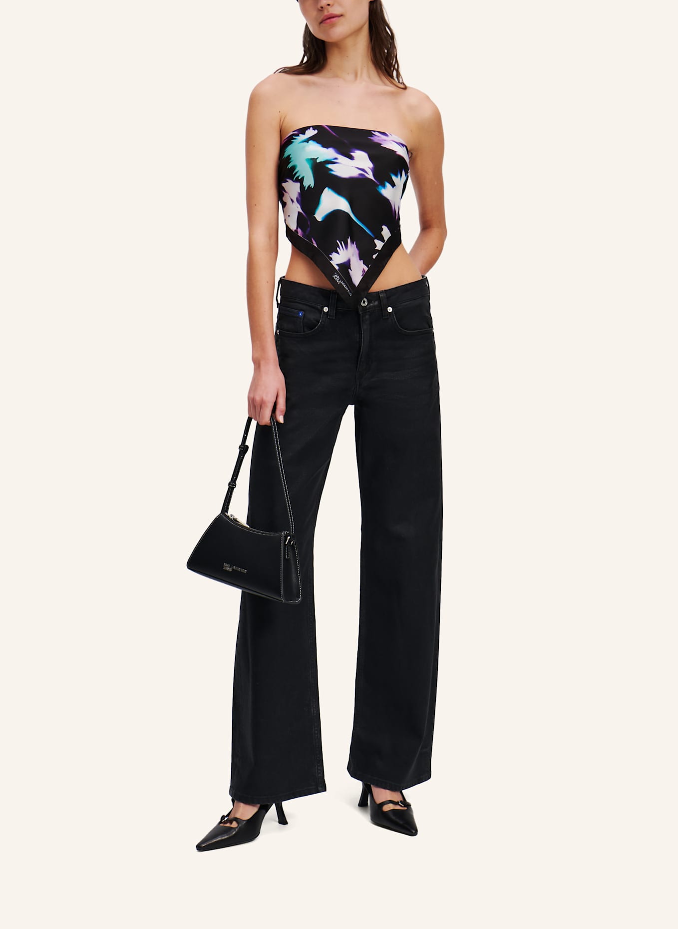 KARL LAGERFELD JEANS Jeans Relaxed Fit: SCHWARZ