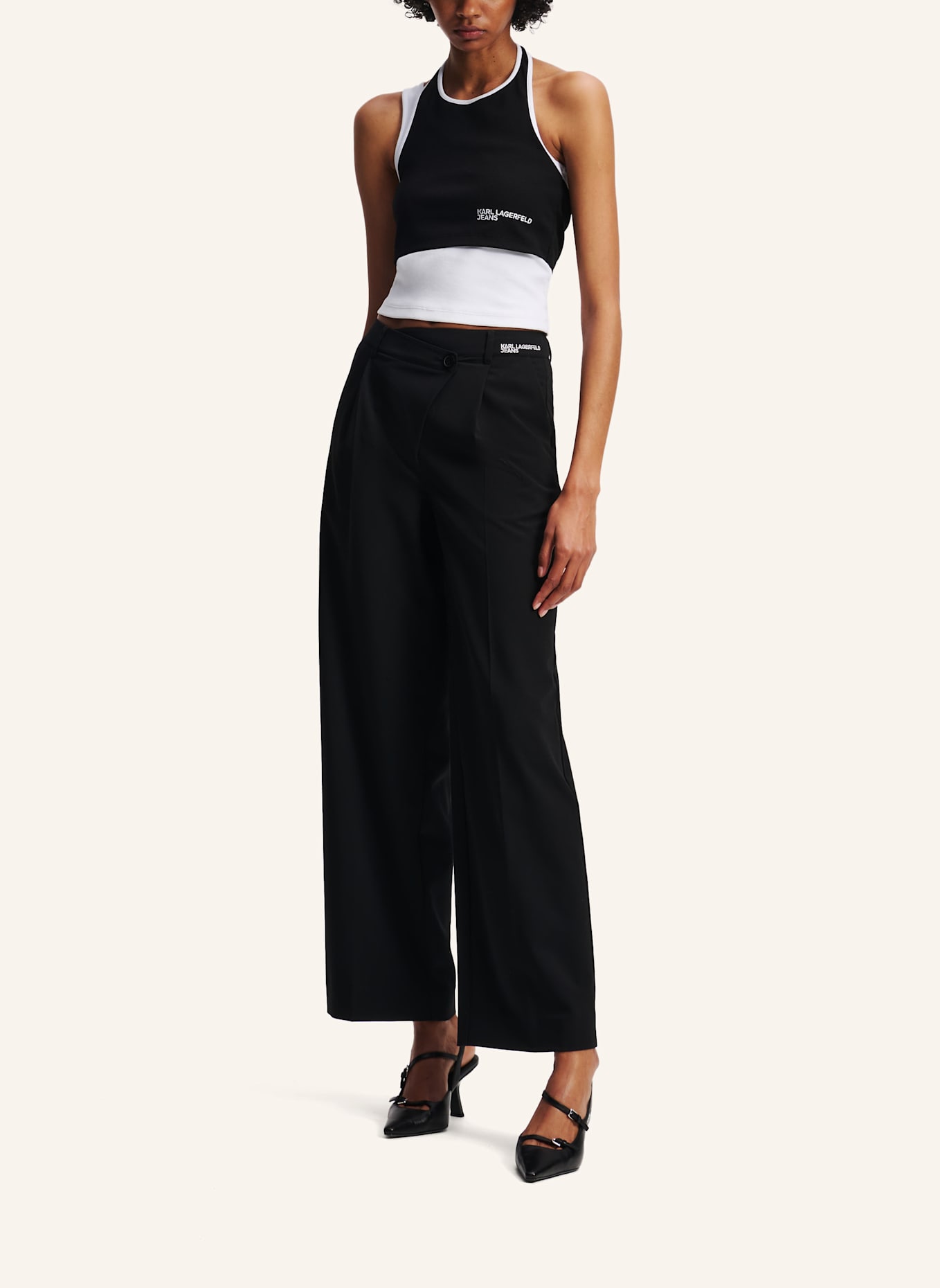 KARL LAGERFELD JEANS Hose: SCHWARZ