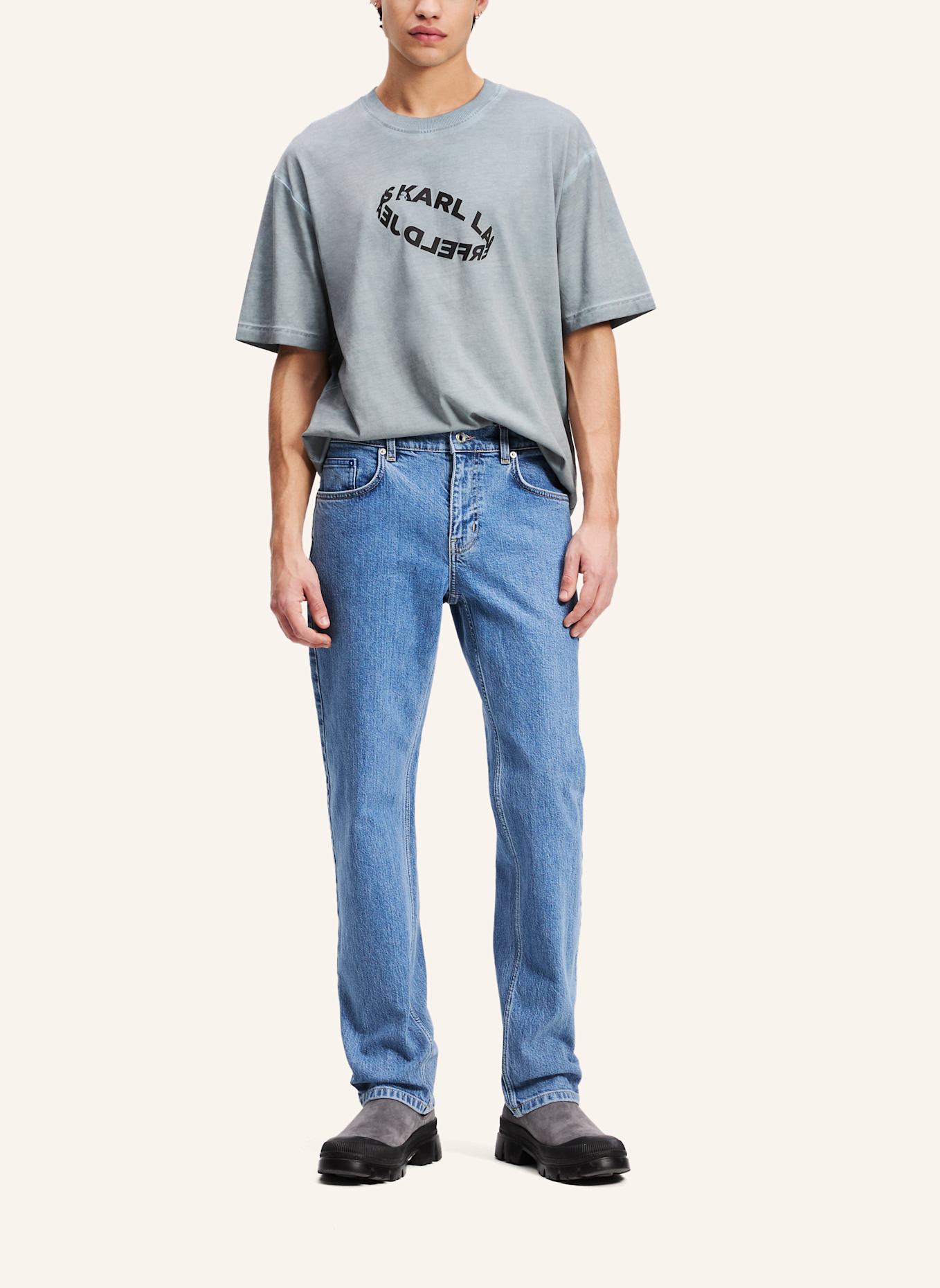 KARL LAGERFELD JEANS Jeans Straight Fit: BLAU