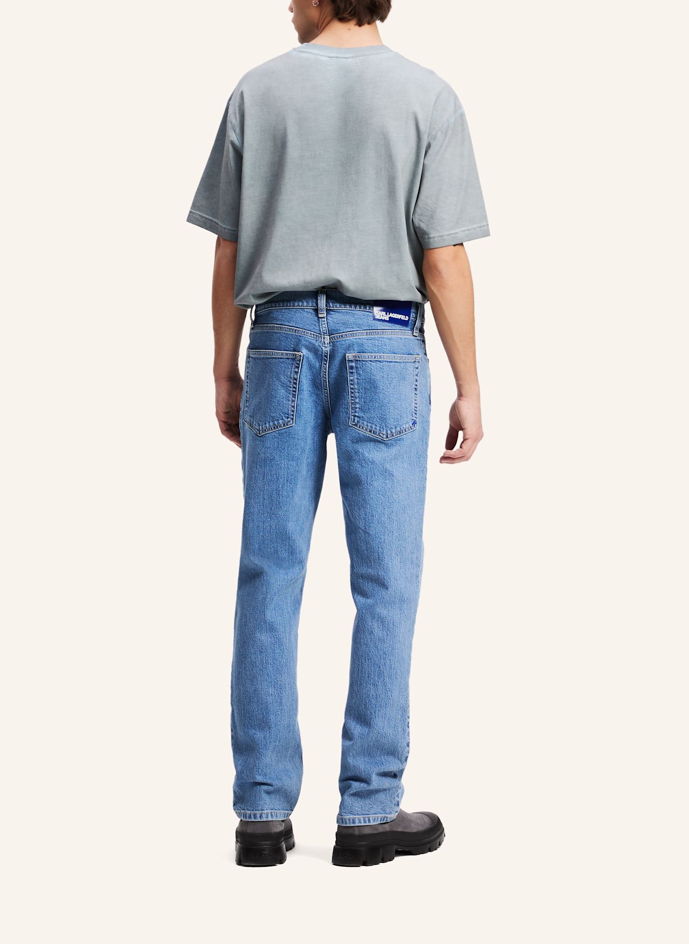 KARL LAGERFELD JEANS Jeans Straight Fit: BLAU