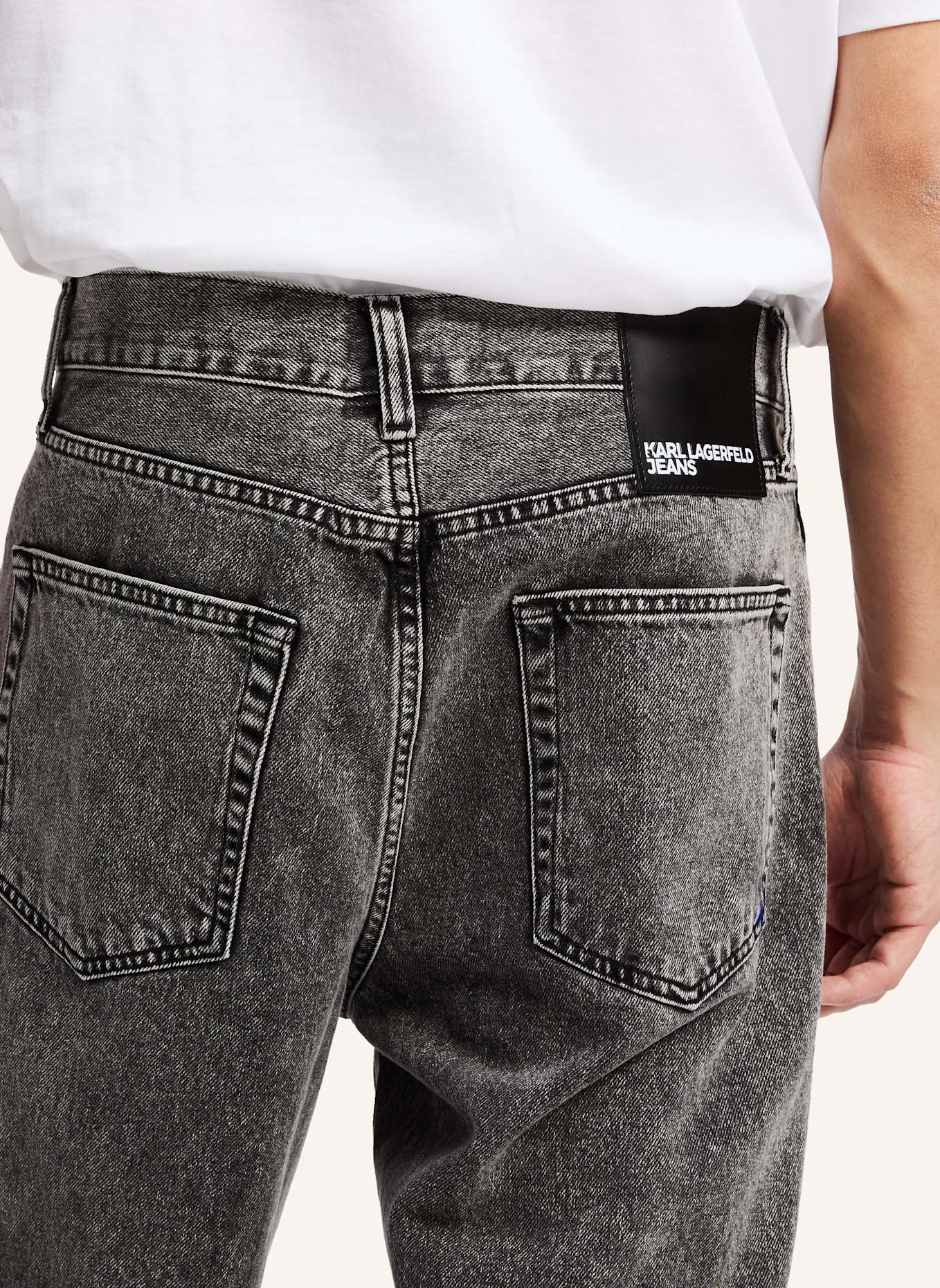 KARL LAGERFELD JEANS Jeans Relaxed Fit: SCHWARZ