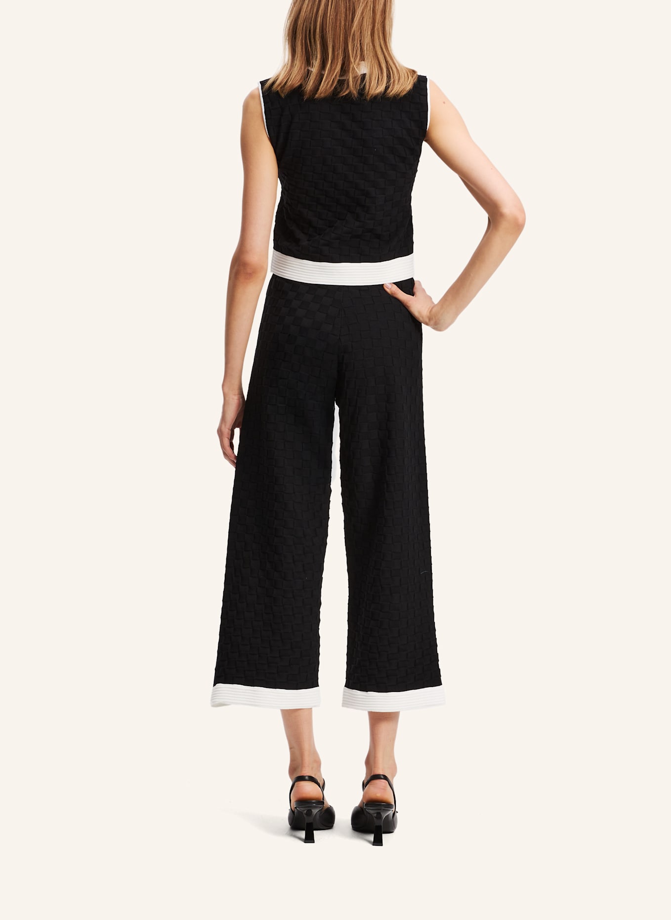 KARL LAGERFELD Hose: SCHWARZ