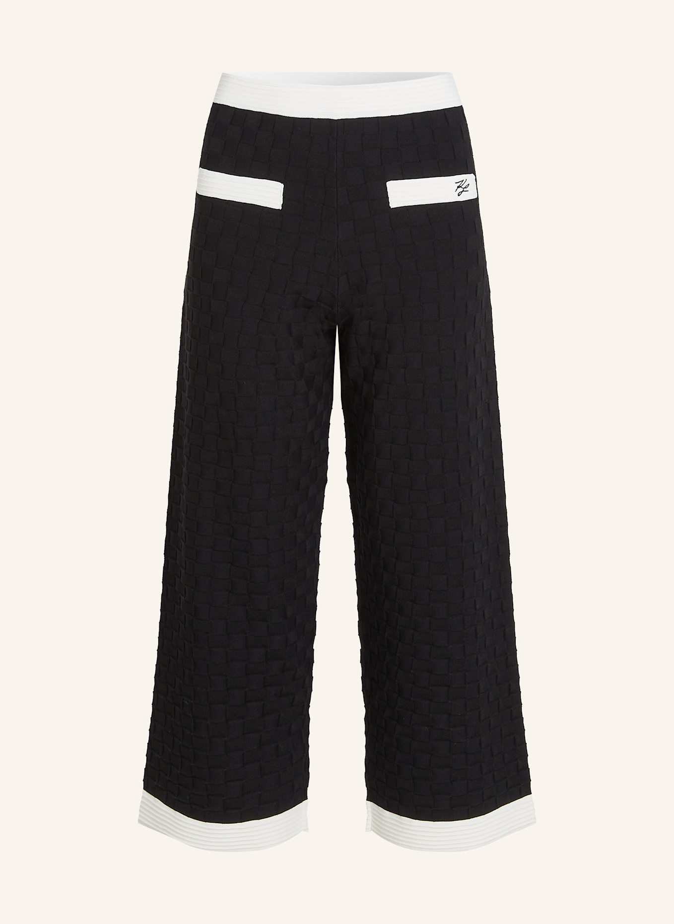 KARL LAGERFELD Hose: SCHWARZ