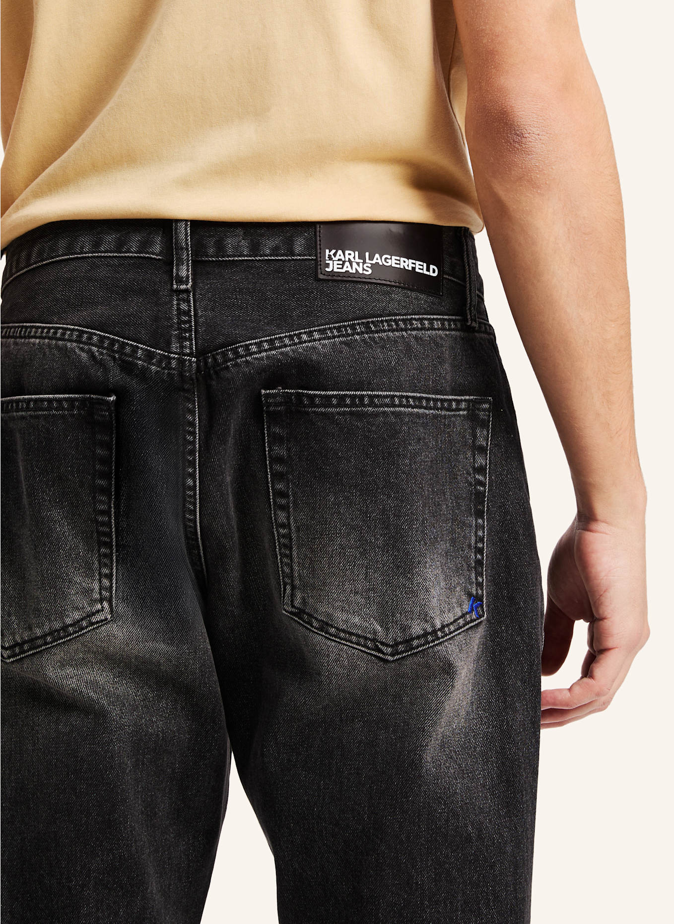 KARL LAGERFELD JEANS Jeans Tapered Fit: SCHWARZ