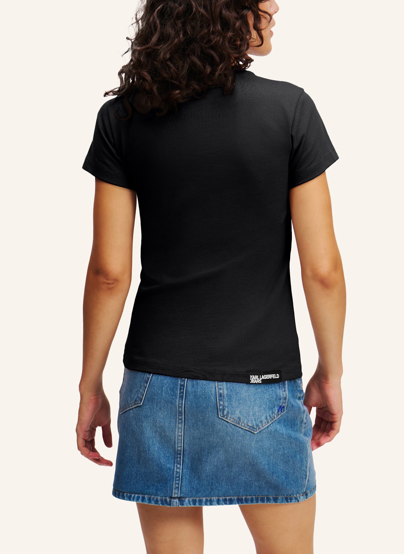 KARL LAGERFELD JEANS T-shirt: SCHWARZ