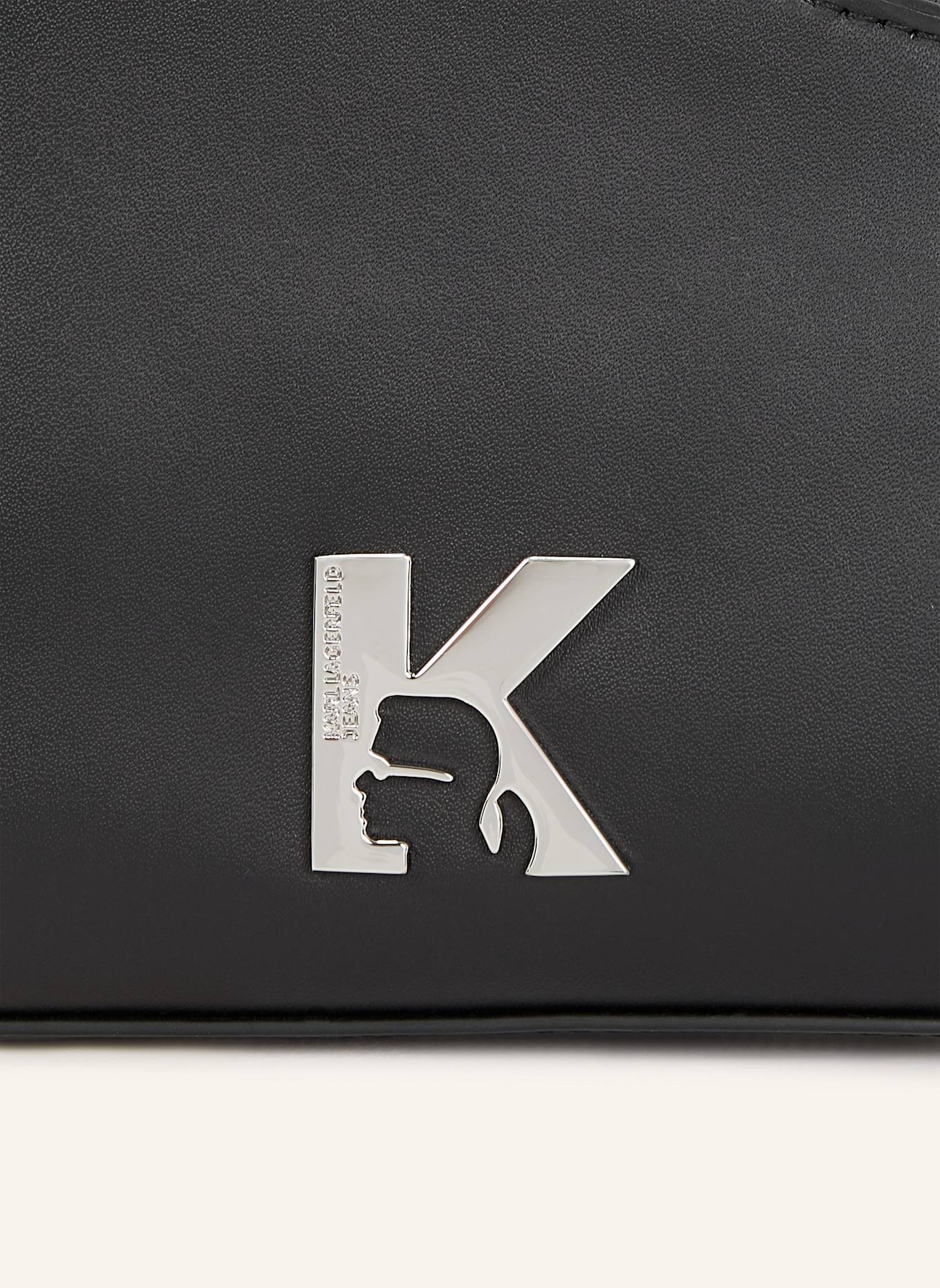 KARL LAGERFELD JEANS Umhängetasche: SCHWARZ