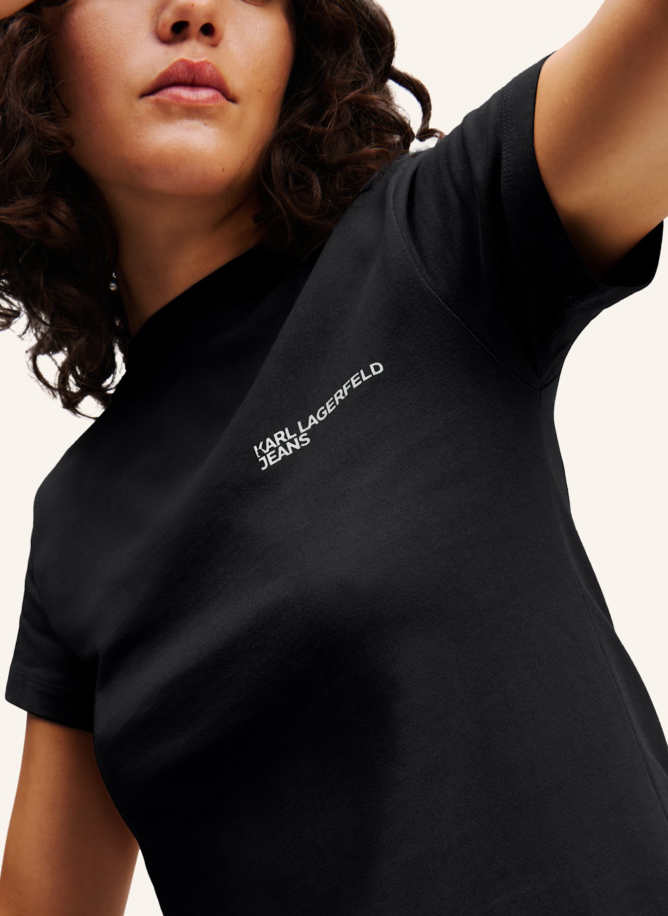 KARL LAGERFELD JEANS T-shirt: SCHWARZ