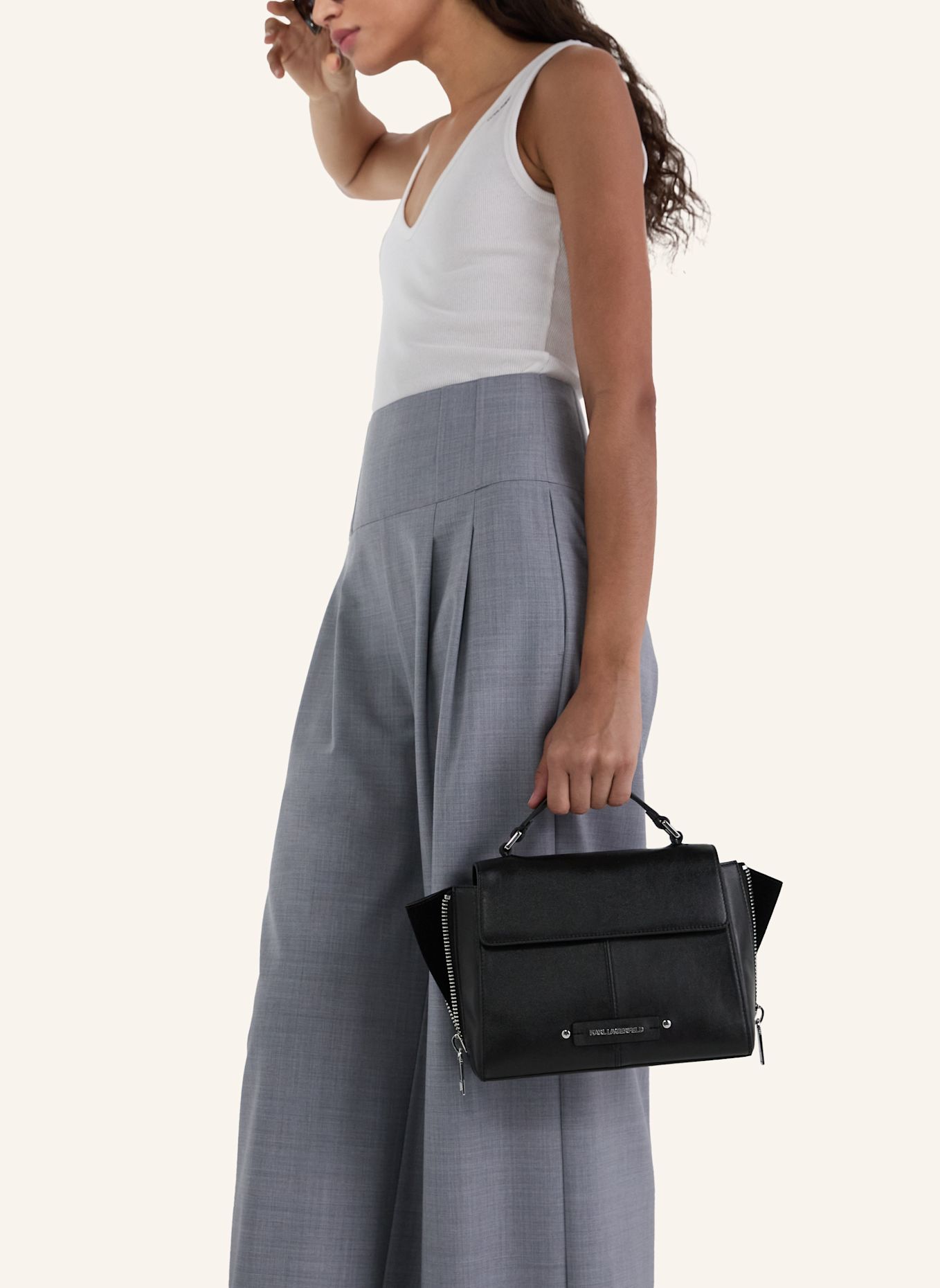 KARL LAGERFELD Tasche: SCHWARZ