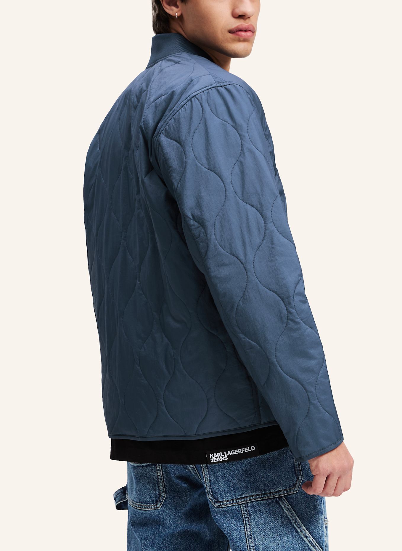 KARL LAGERFELD JEANS Jacke: DUNKELBLAU