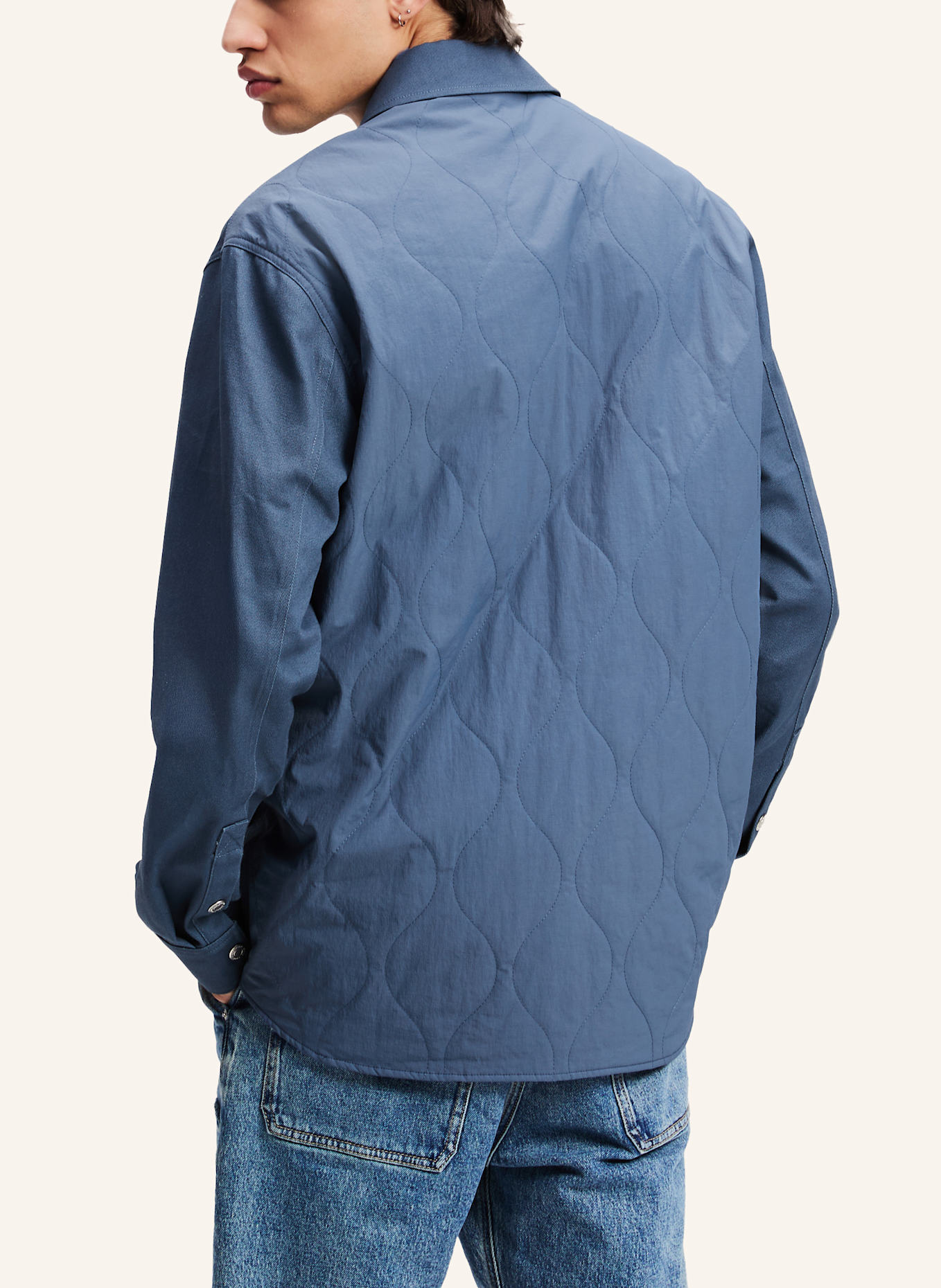 KARL LAGERFELD JEANS Hemd: DUNKELBLAU