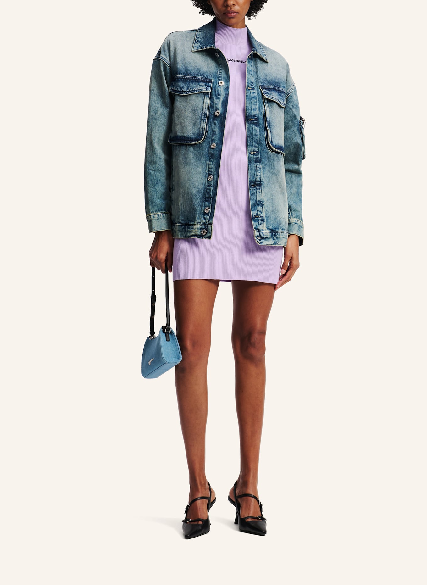 KARL LAGERFELD JEANS Kleid: LILA