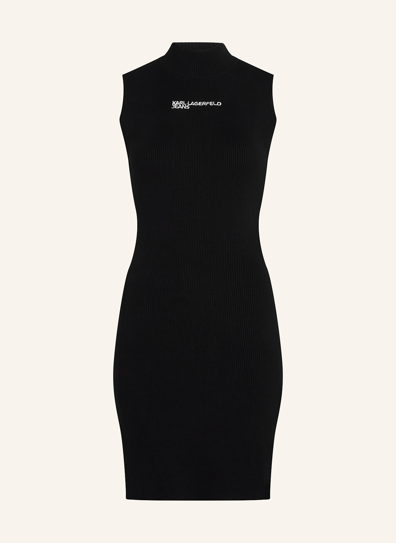 KARL LAGERFELD JEANS Kleid: SCHWARZ
