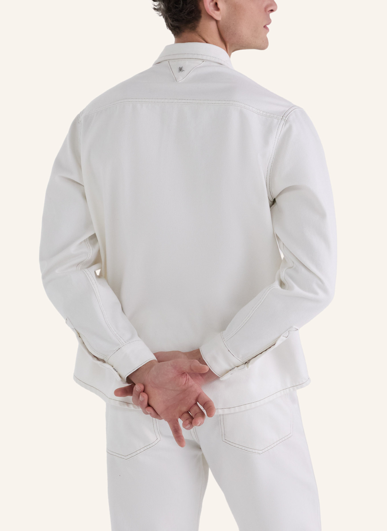 KARL LAGERFELD Hemd: BEIGE