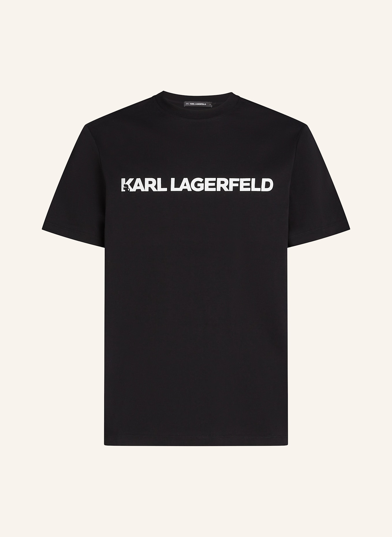 KARL LAGERFELD T-shirt: SCHWARZ