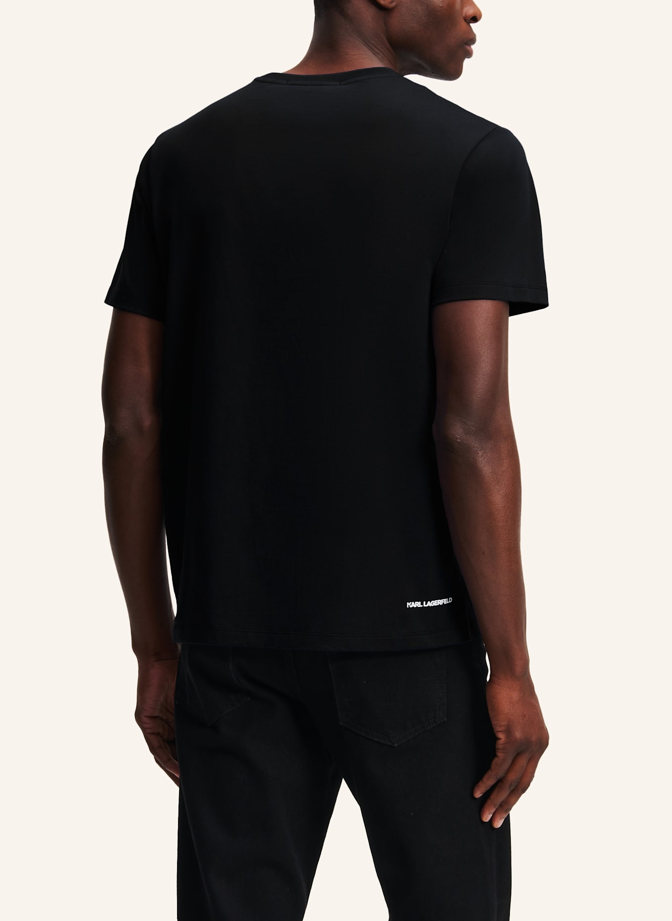 KARL LAGERFELD T-shirt: SCHWARZ