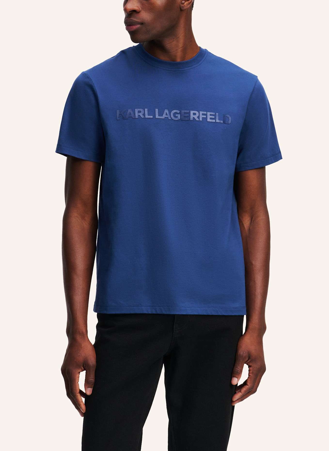KARL LAGERFELD T-shirt: DUNKELBLAU