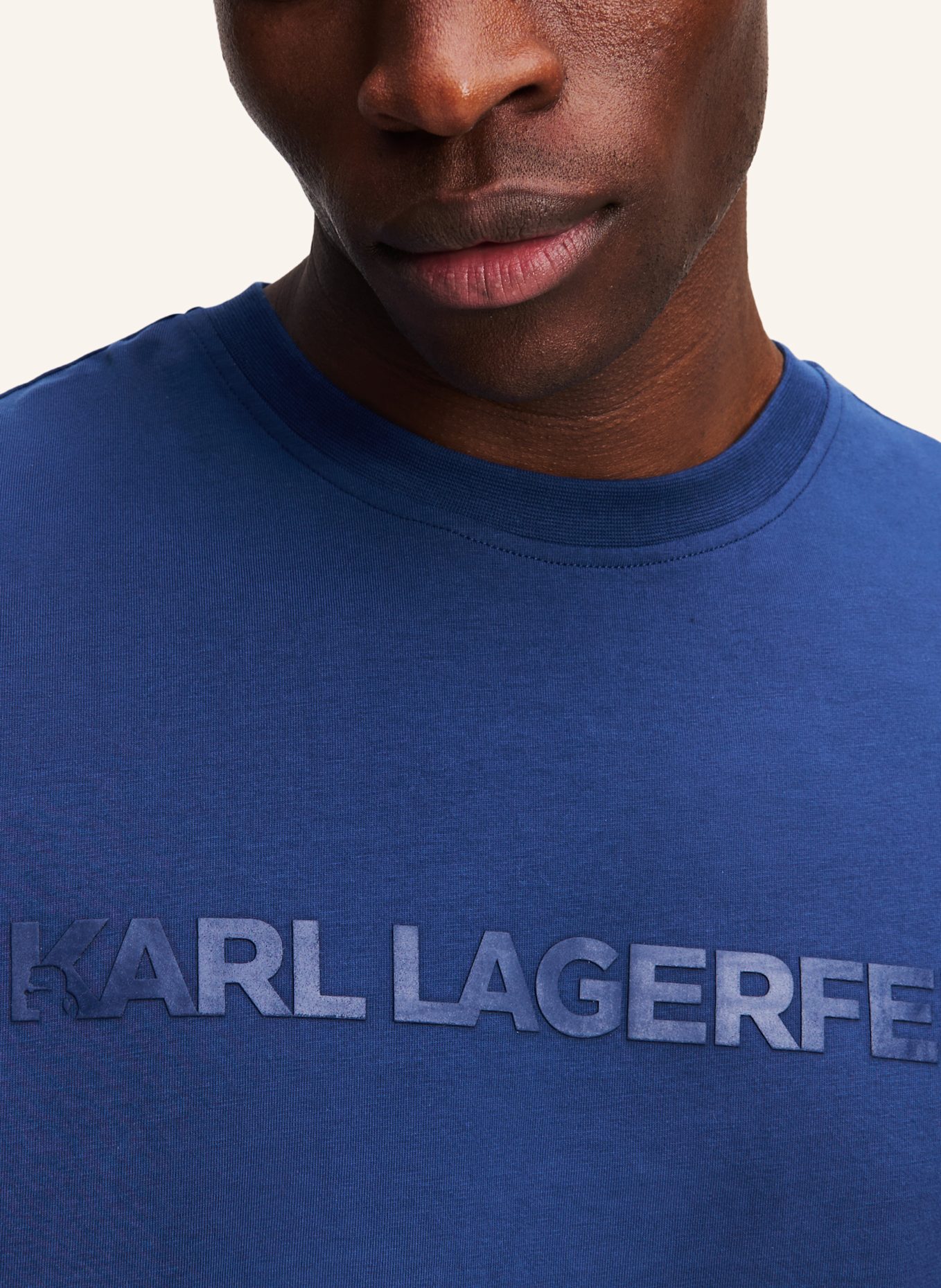 KARL LAGERFELD T-shirt: DUNKELBLAU
