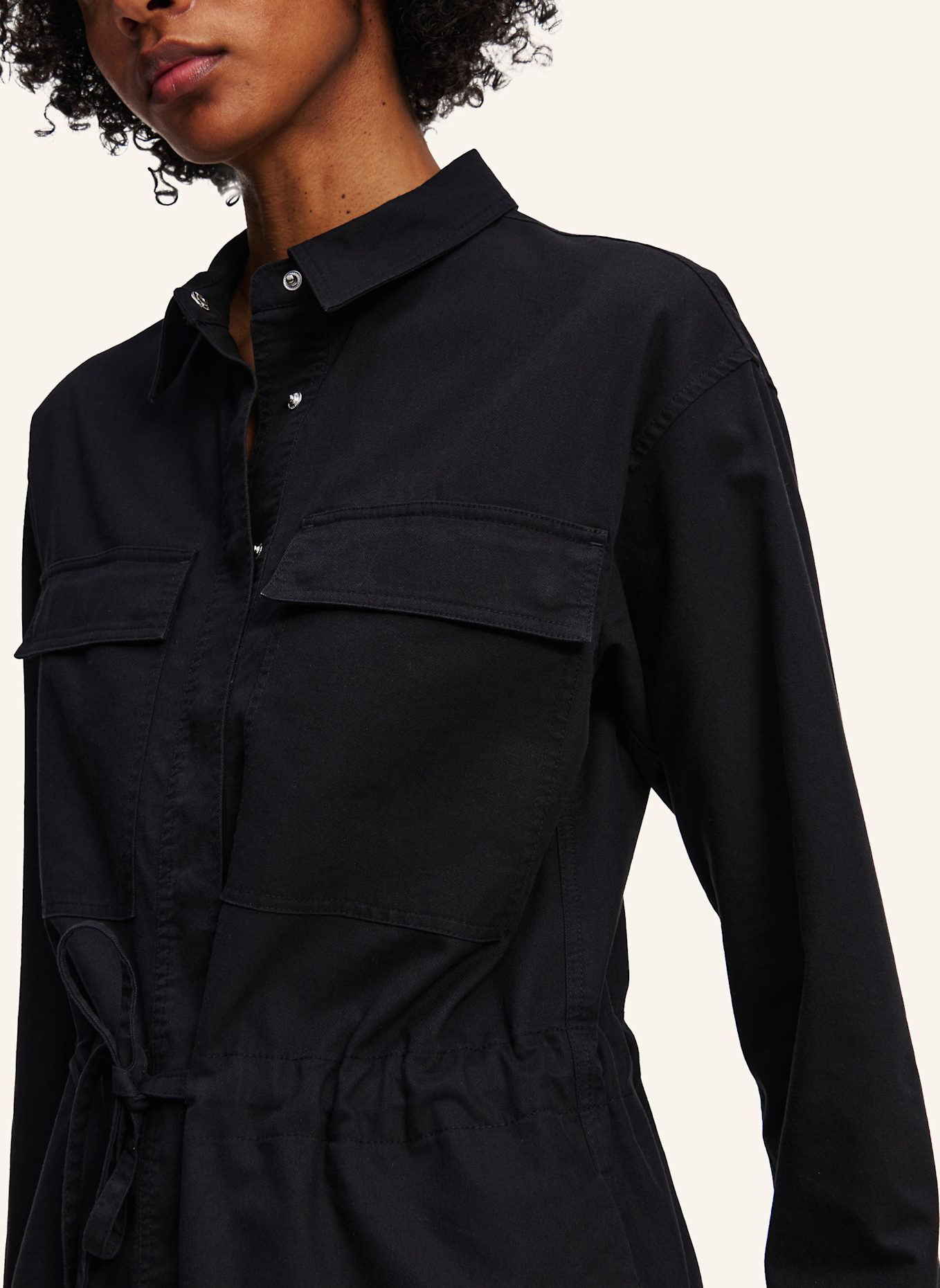 KARL LAGERFELD JEANS Kleid: SCHWARZ