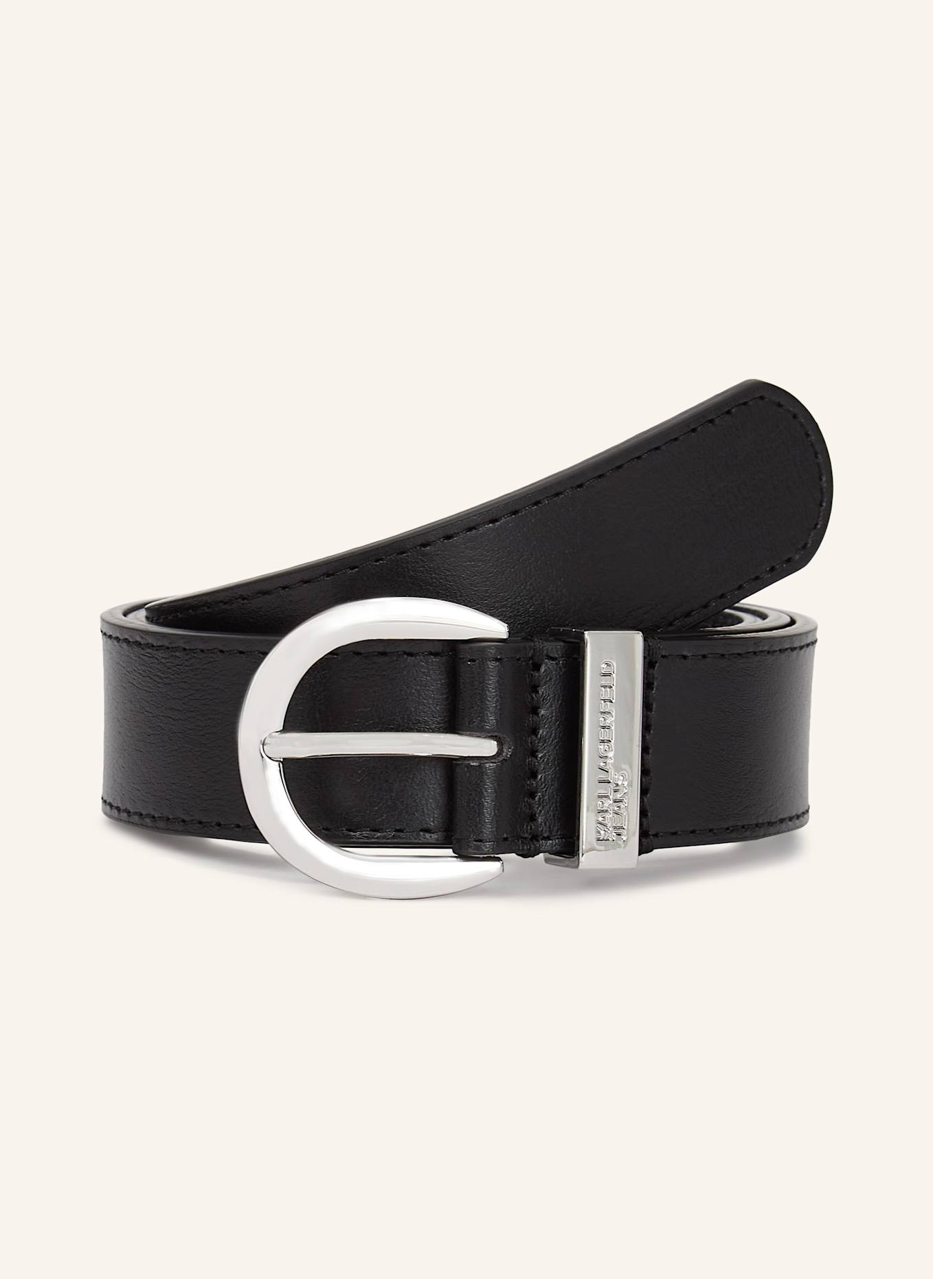 KARL LAGERFELD JEANS Gürtel: SCHWARZ