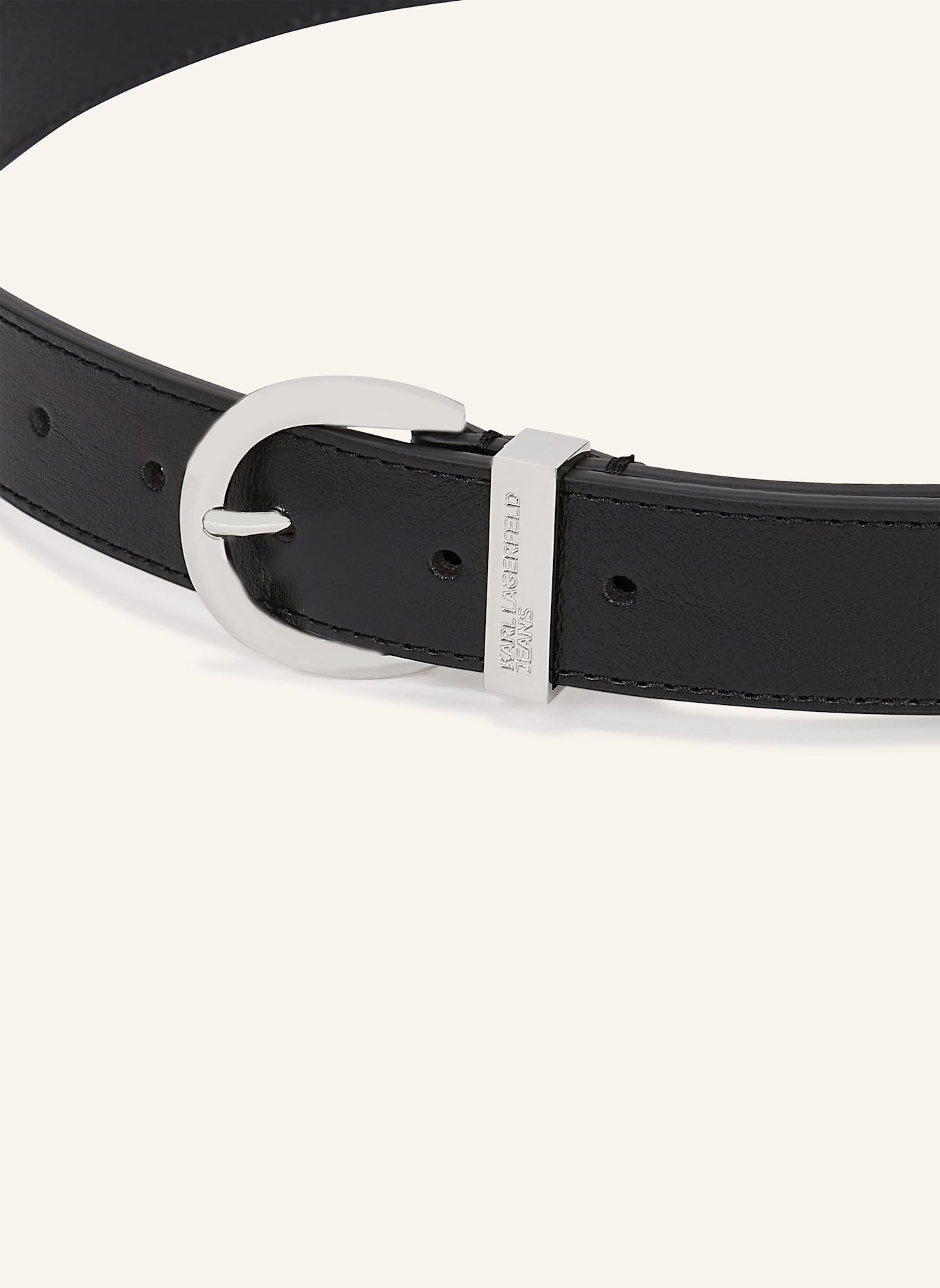 KARL LAGERFELD JEANS Gürtel: SCHWARZ