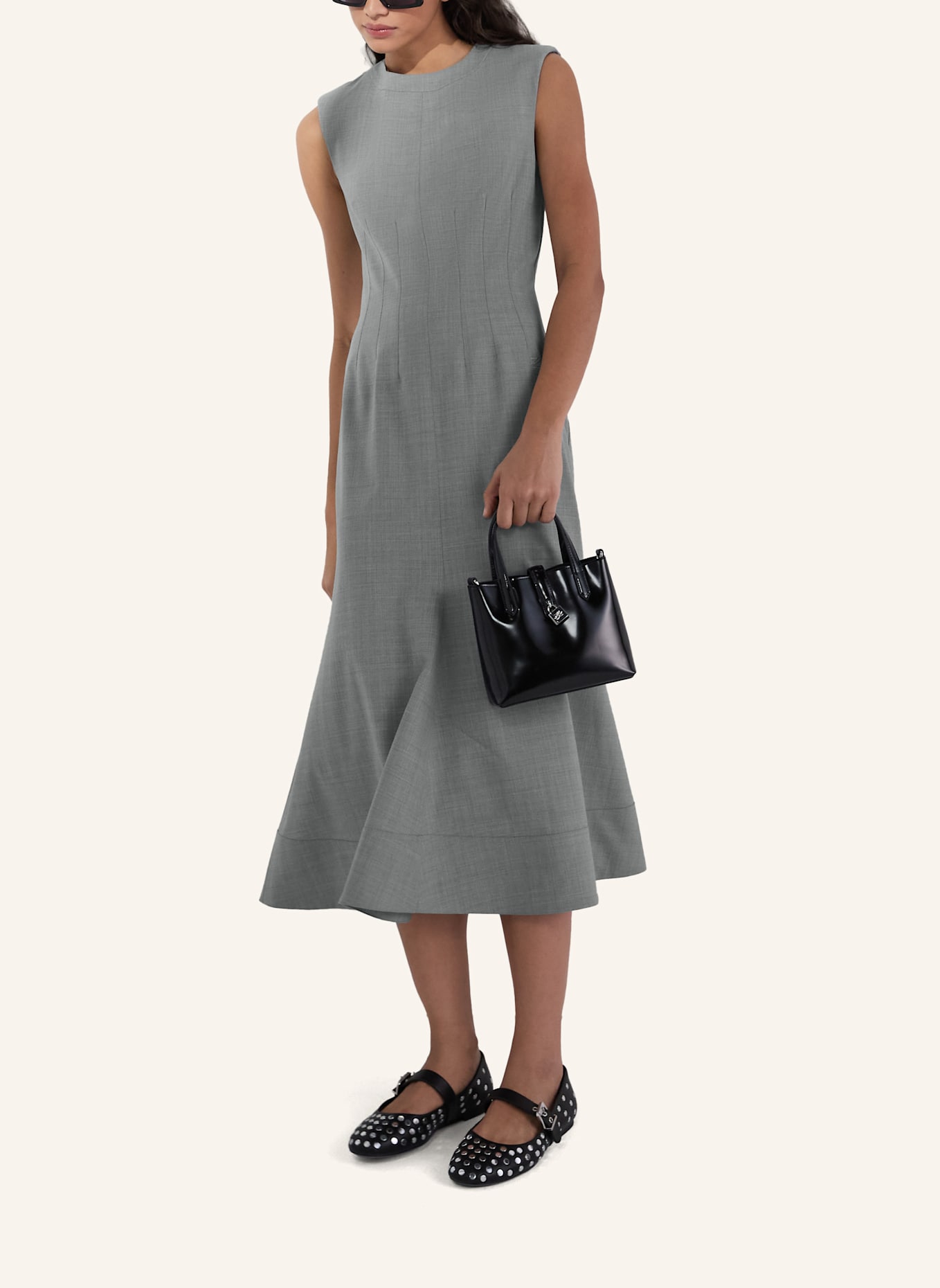 KARL LAGERFELD Kleid: GRAU