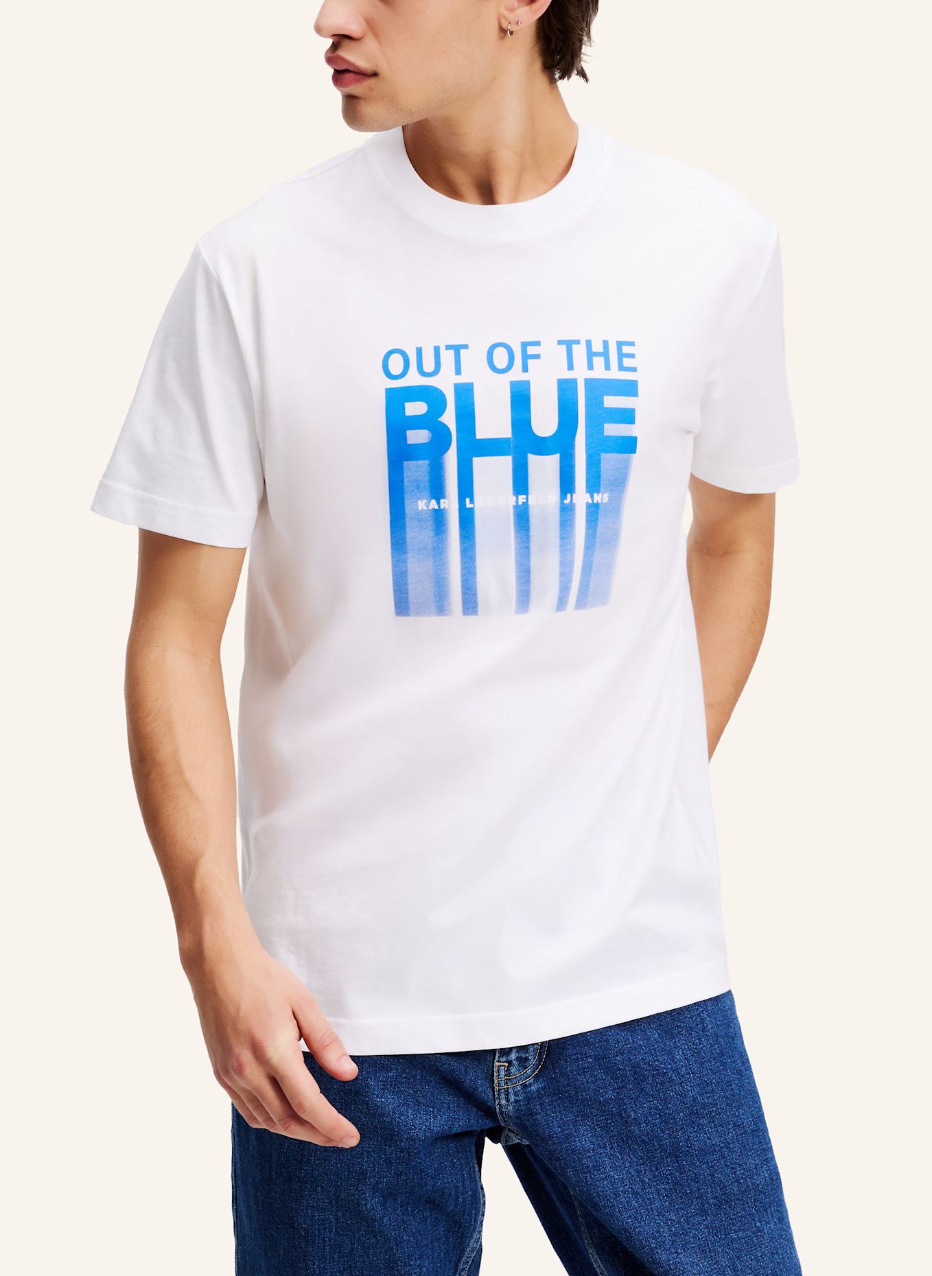 KARL LAGERFELD JEANS T-shirt: WEISS