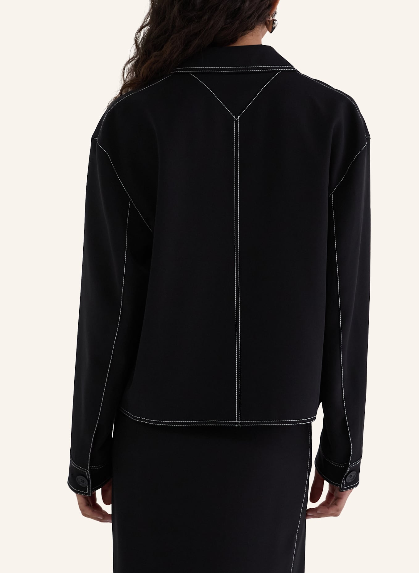 KARL LAGERFELD Blazer: SCHWARZ