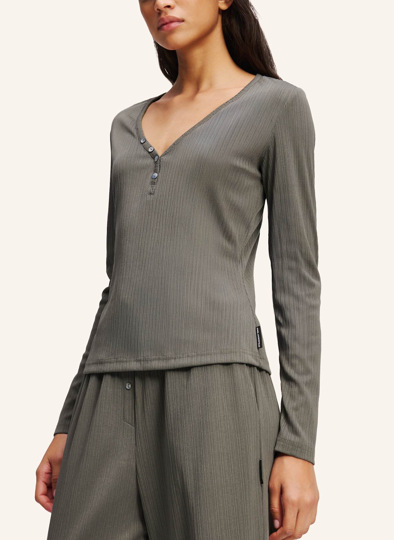 KARL LAGERFELD Nachtwäsche: GRAU